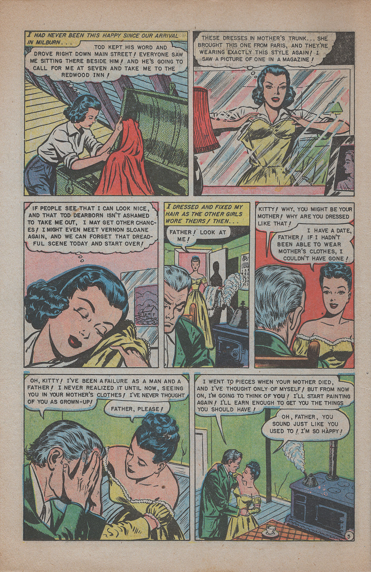 Read online Glamorous Romances comic -  Issue #54 - 14