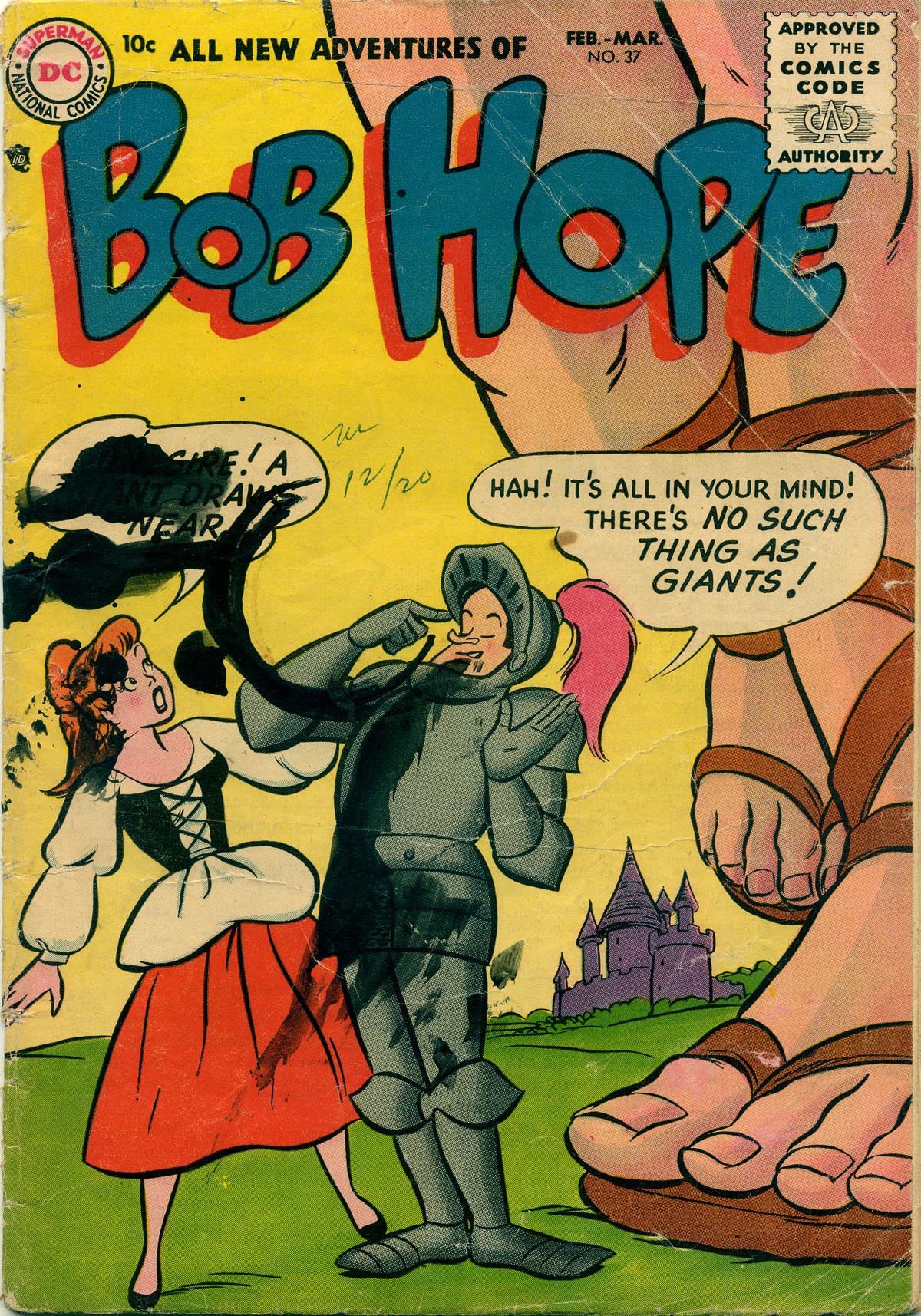 Read online The Adventures of Bob Hope comic -  Issue #37 - 1