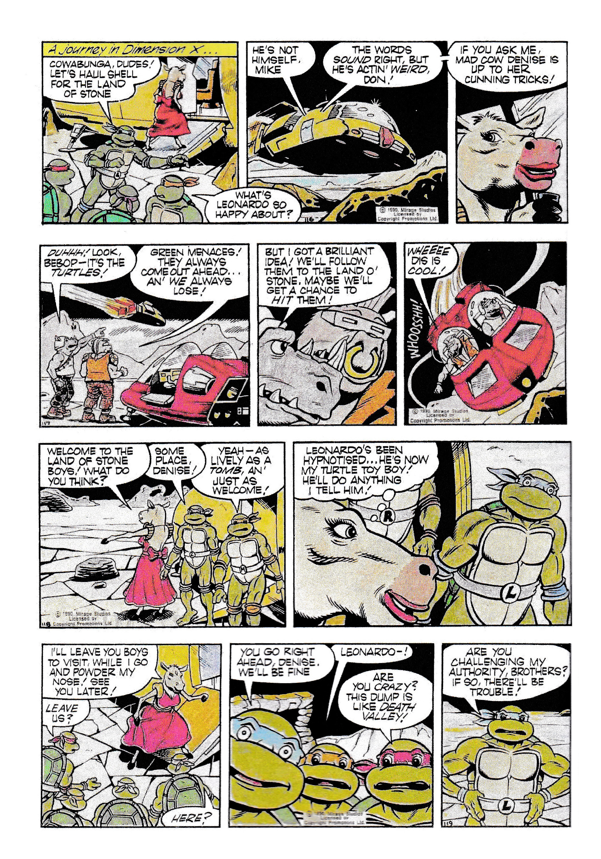 Read online Teenage Mutant Ninja Turtles: Complete Newspaper Daily Comic Strip Collection comic -  Issue # TPB 1 - 37