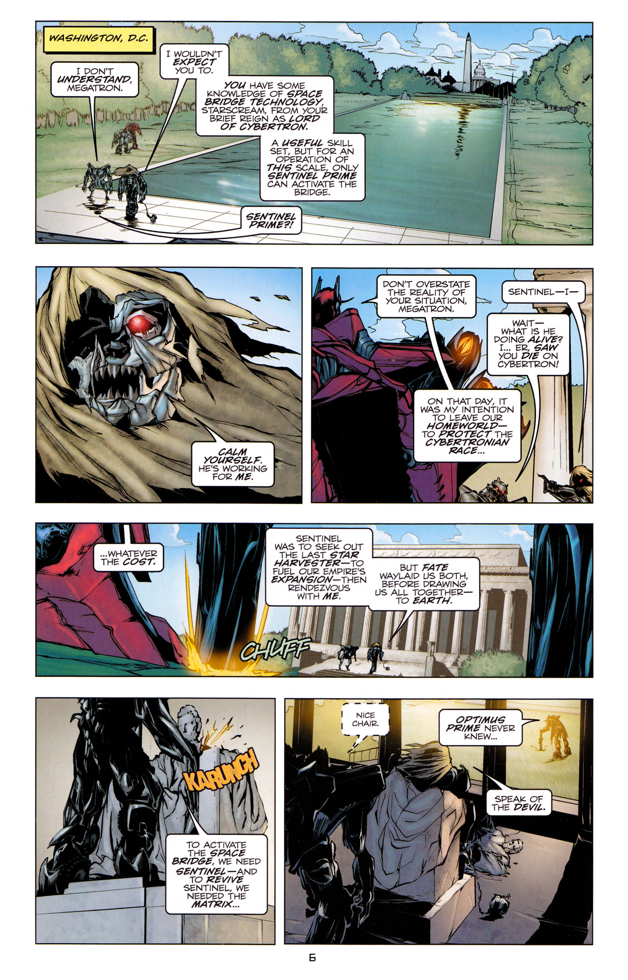 Read online Transformers: Dark of the Moon Movie Adaptation comic -  Issue #3 - 8