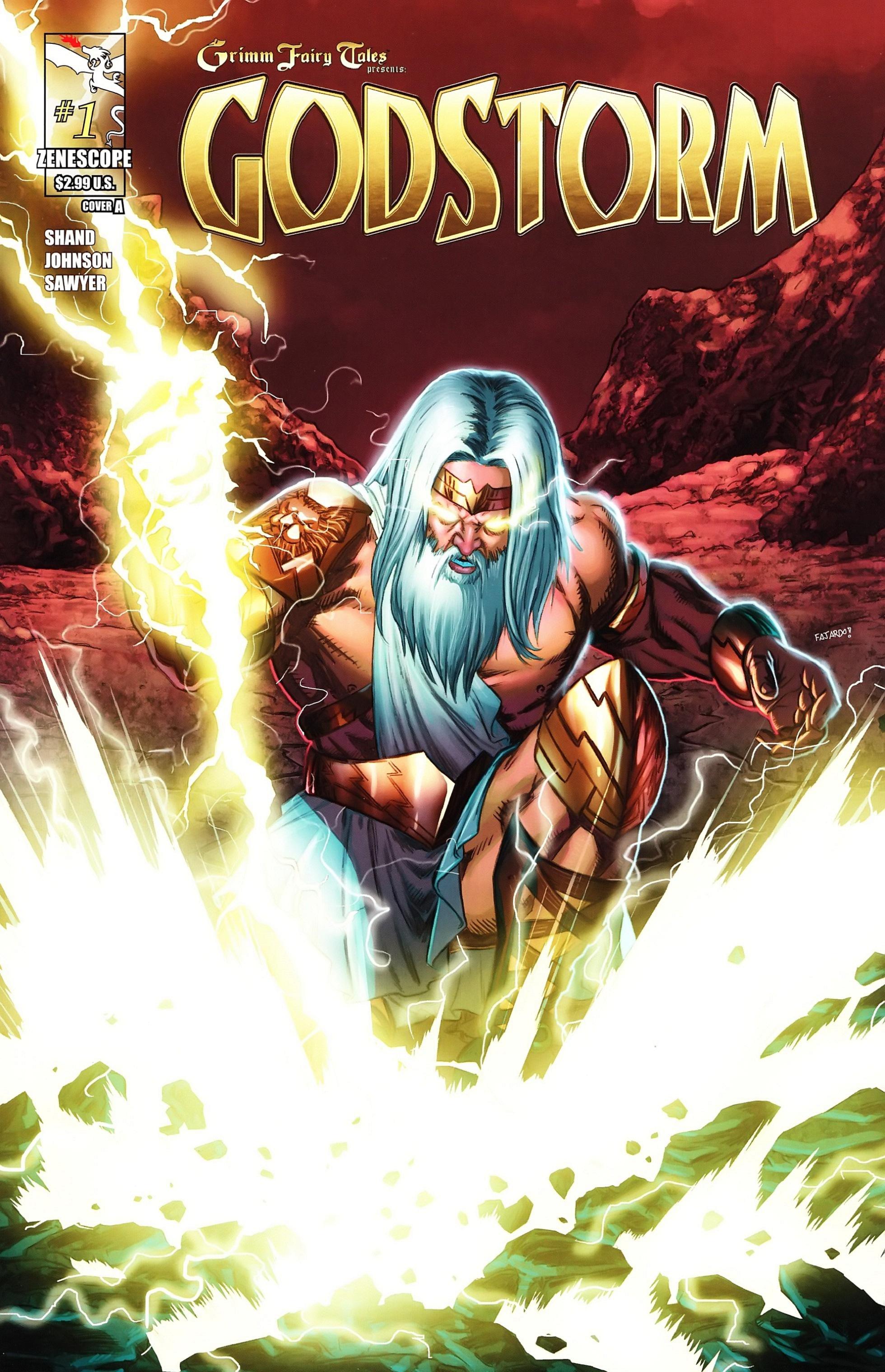Read online Grimm Fairy Tales presents Godstorm comic -  Issue #1 - 2