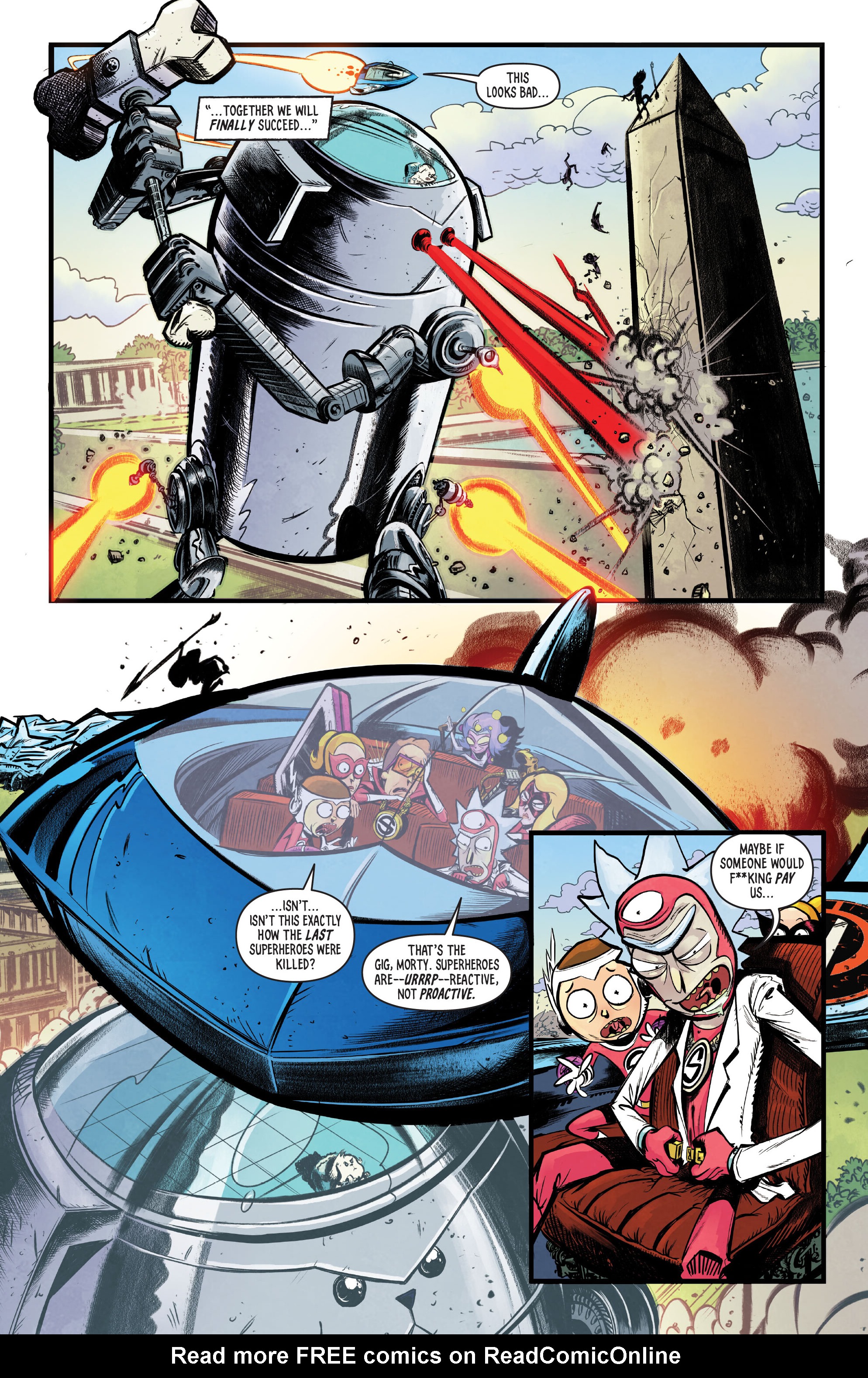 Read online Rick and Morty: Crisis on C-137 comic -  Issue # TPB - 59