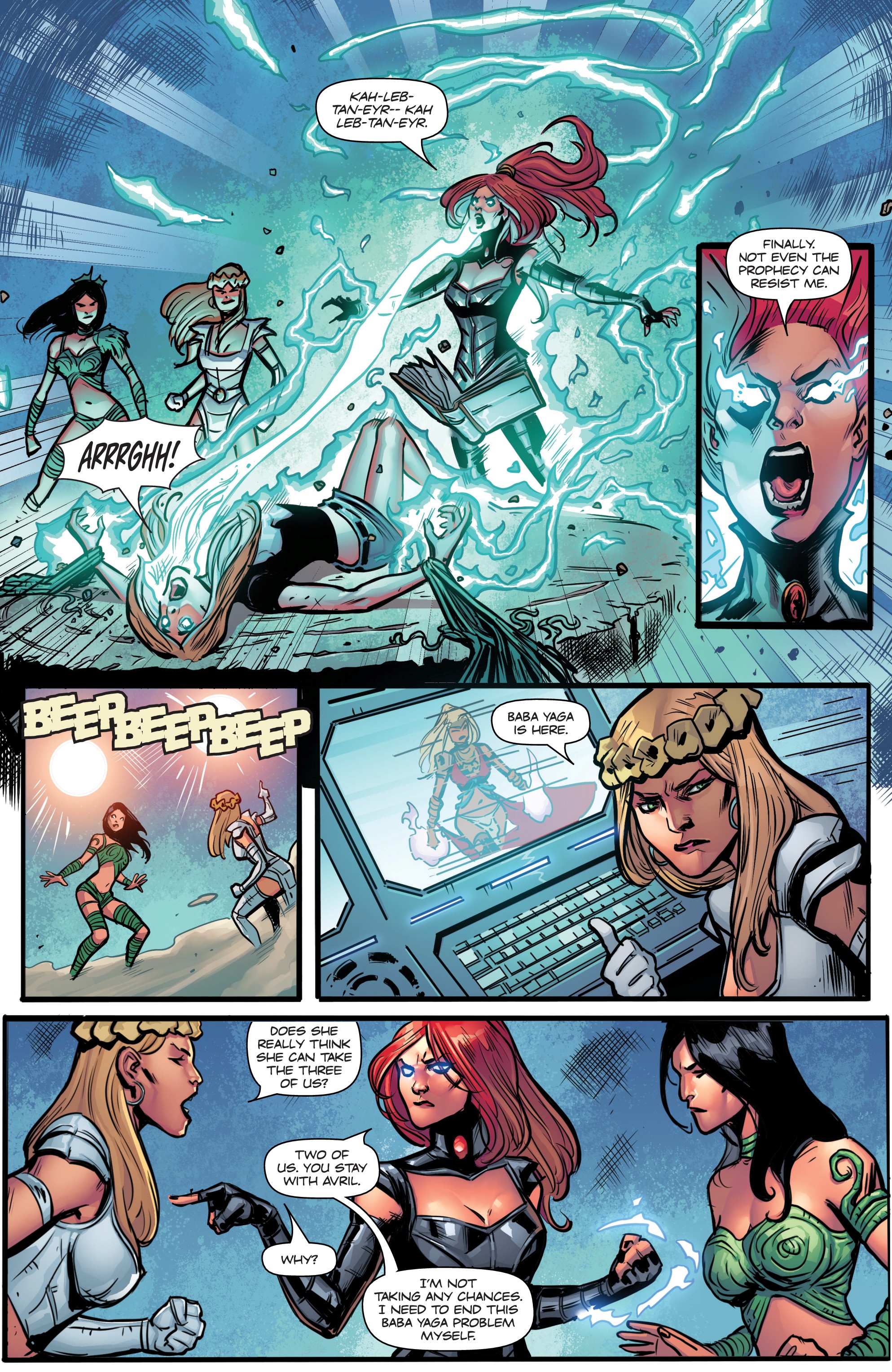 Read online Grimm Fairy Tales presents Coven comic -  Issue #5 - 9
