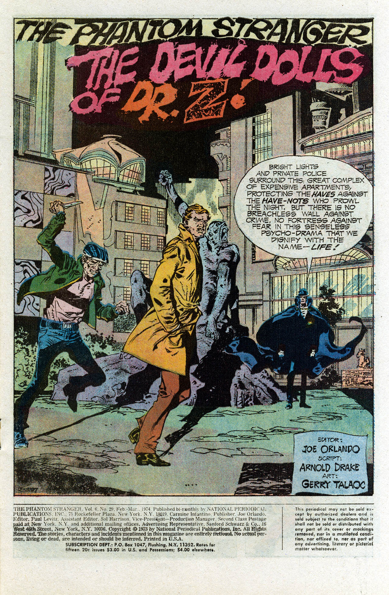 Read online The Phantom Stranger (1969) comic -  Issue #29 - 3