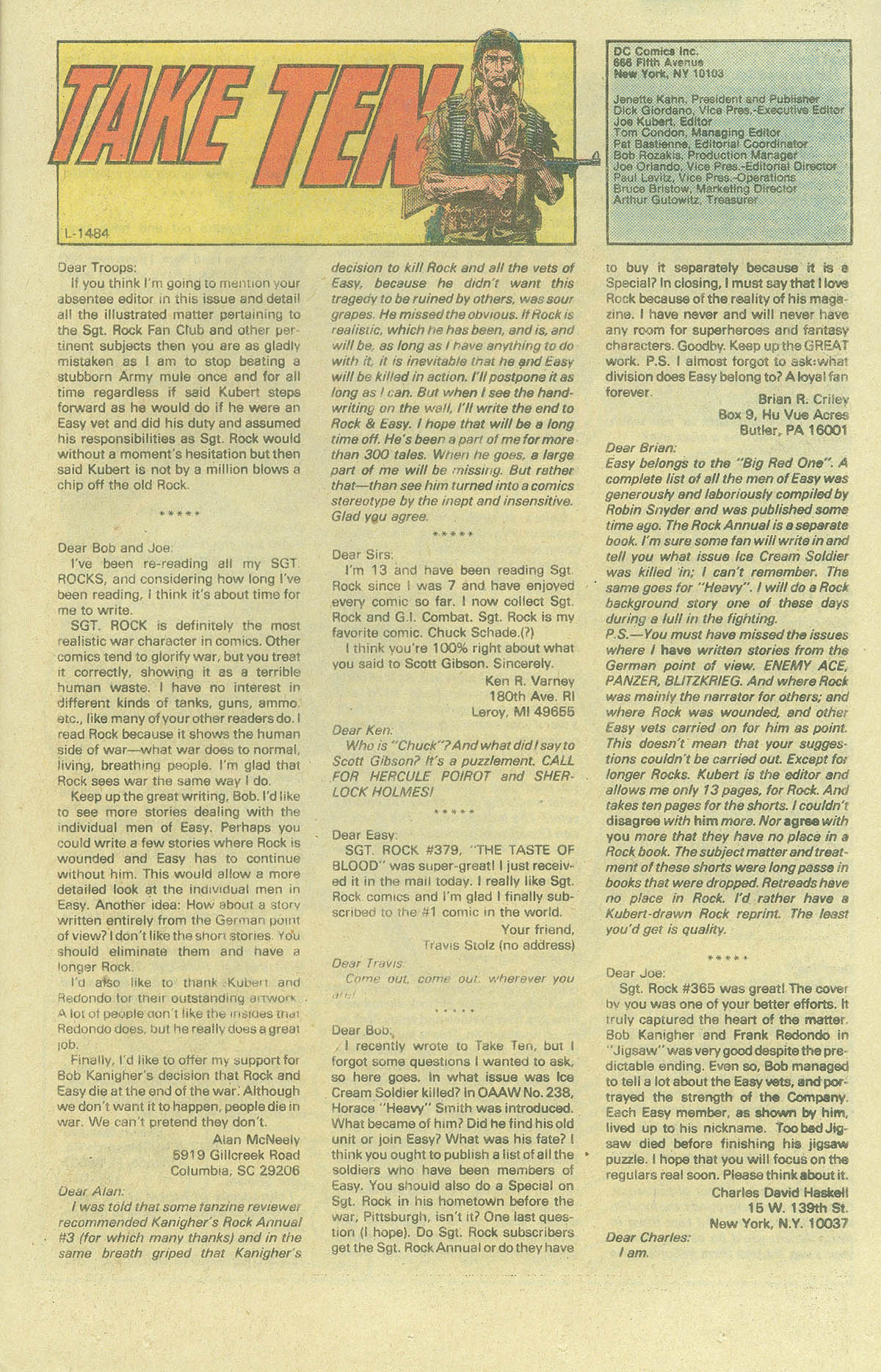 Read online Sgt. Rock comic -  Issue #385 - 20