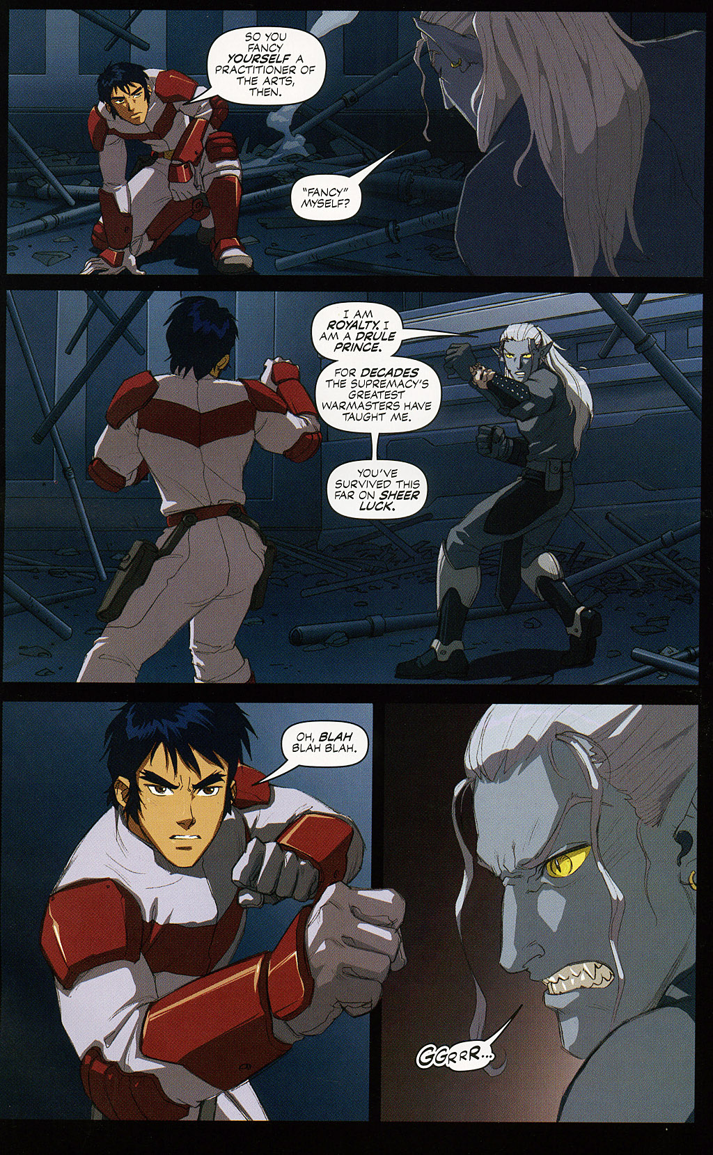 Read online Voltron: Defender of the Universe comic -  Issue #4 - 18