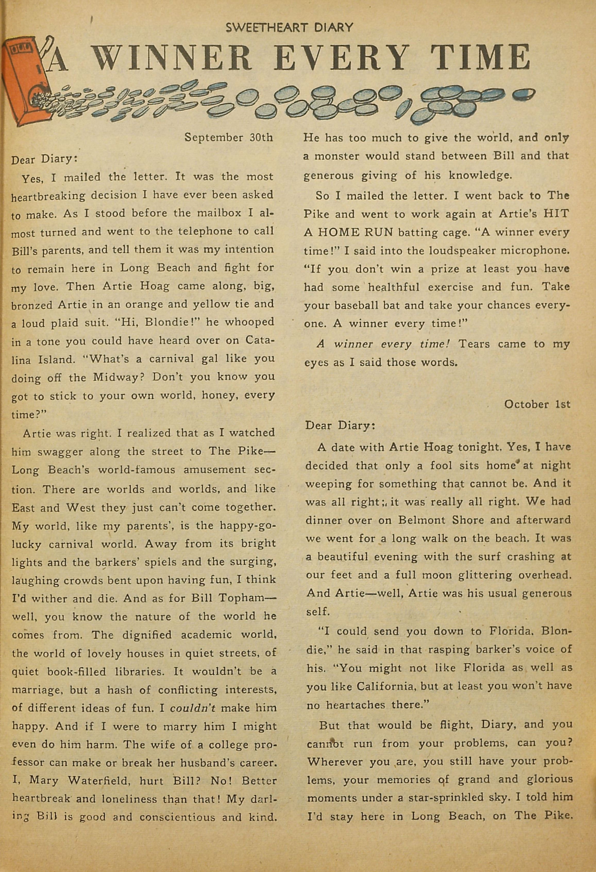 Read online Sweetheart Diary comic -  Issue #3 - 25