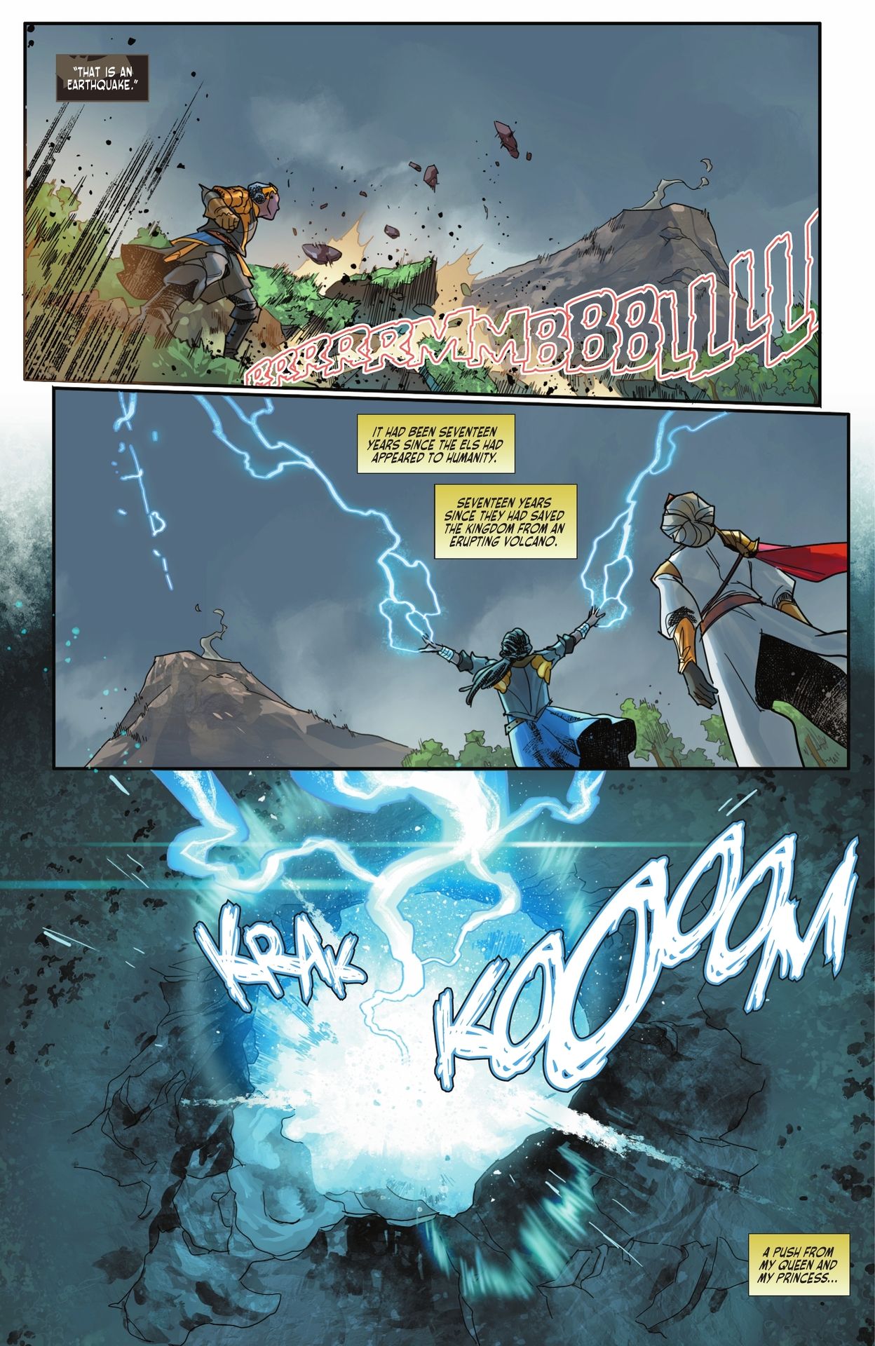 Read online Dark Knights of Steel comic -  Issue #12 - 13