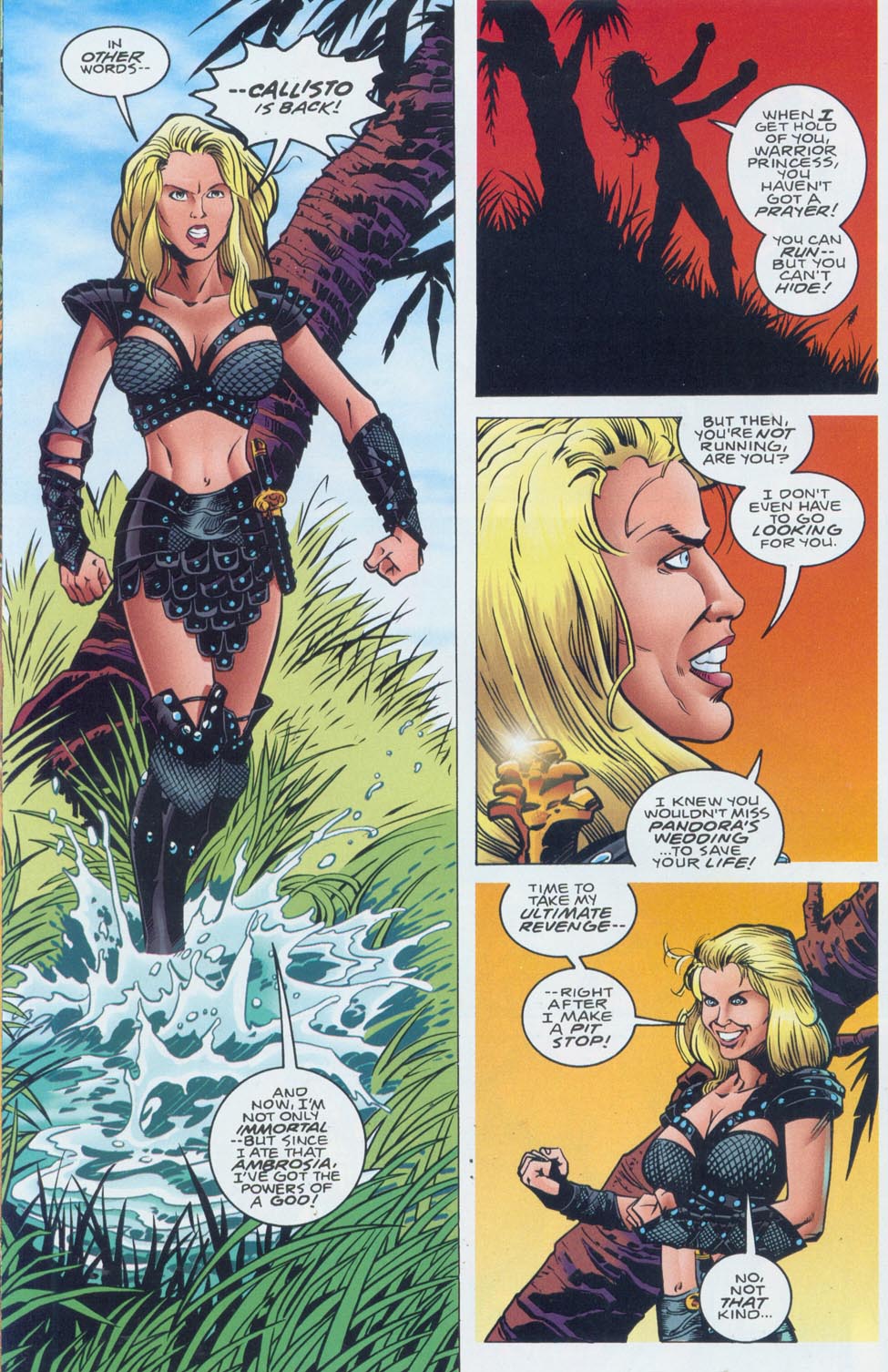 Read online Xena: Warrior Princess vs Callisto comic -  Issue #1 - 14