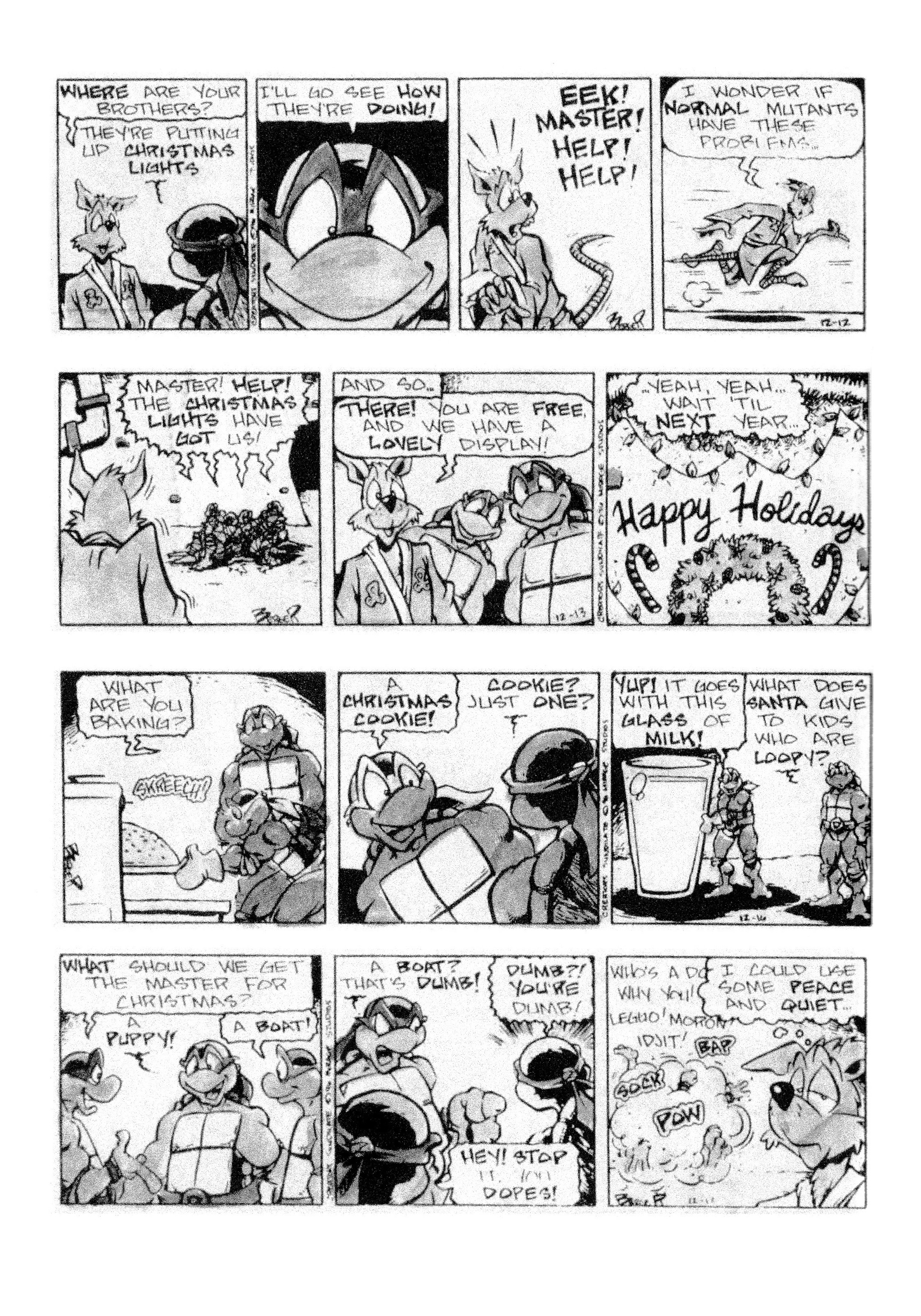 Read online Teenage Mutant Ninja Turtles: Complete Newspaper Daily Comic Strip Collection comic -  Issue # TPB 3 (Part 2) - 98