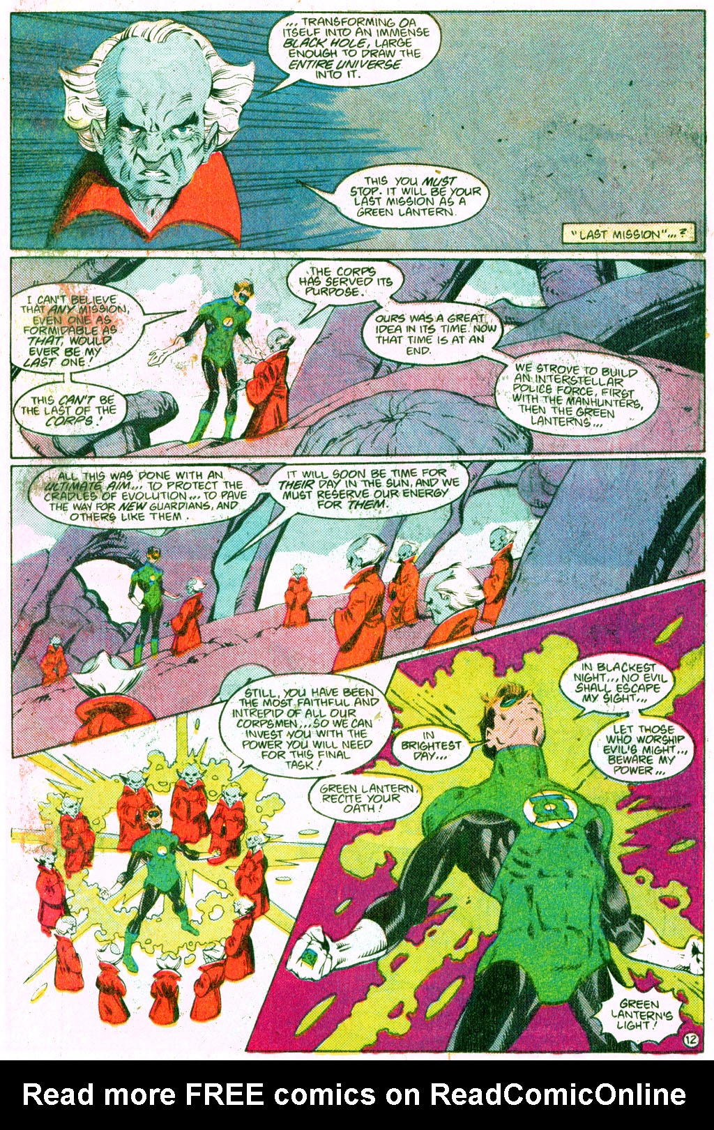 Read online The Green Lantern Corps comic -  Issue #224 - 12
