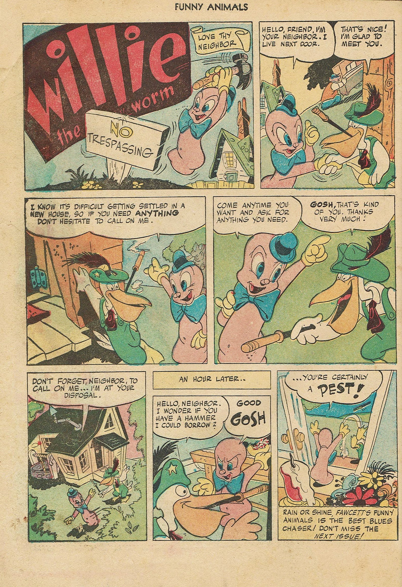 Read online Fawcett's Funny Animals comic -  Issue #46 - 50