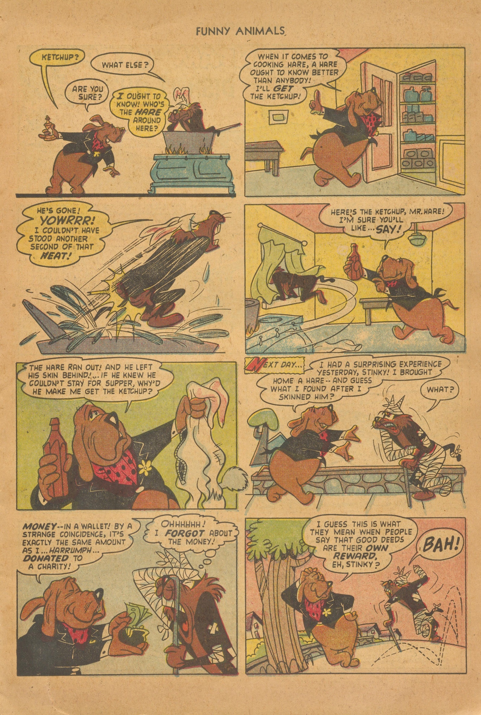 Read online Fawcett's Funny Animals comic -  Issue #83 - 11