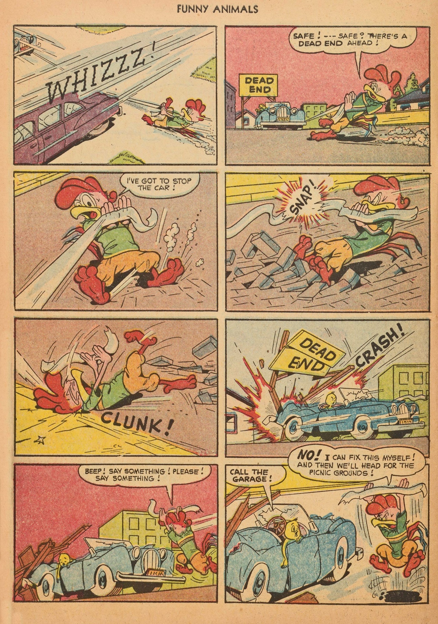 Read online Fawcett's Funny Animals comic -  Issue #79 - 10