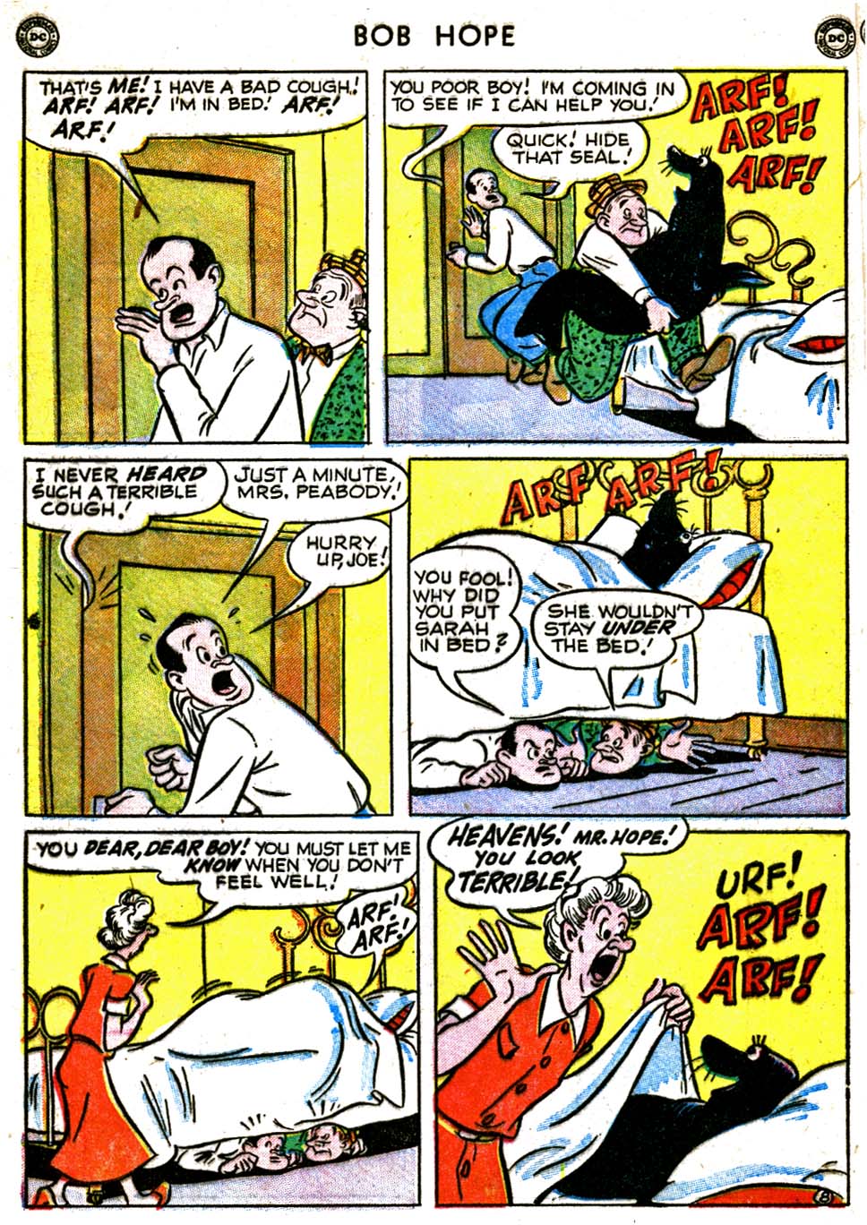 Read online The Adventures of Bob Hope comic -  Issue #7 - 10