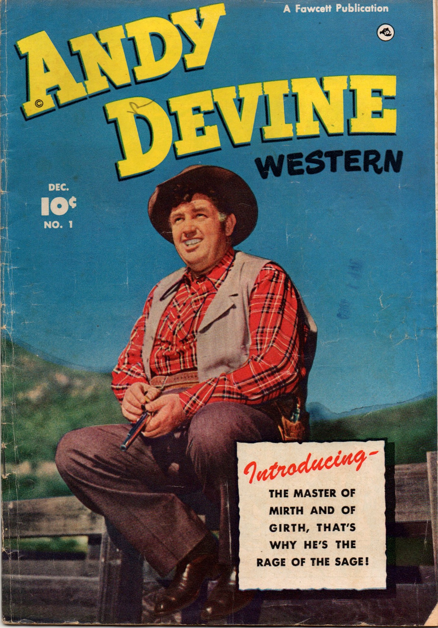 Read online Andy Devine Western comic -  Issue #1 - 1