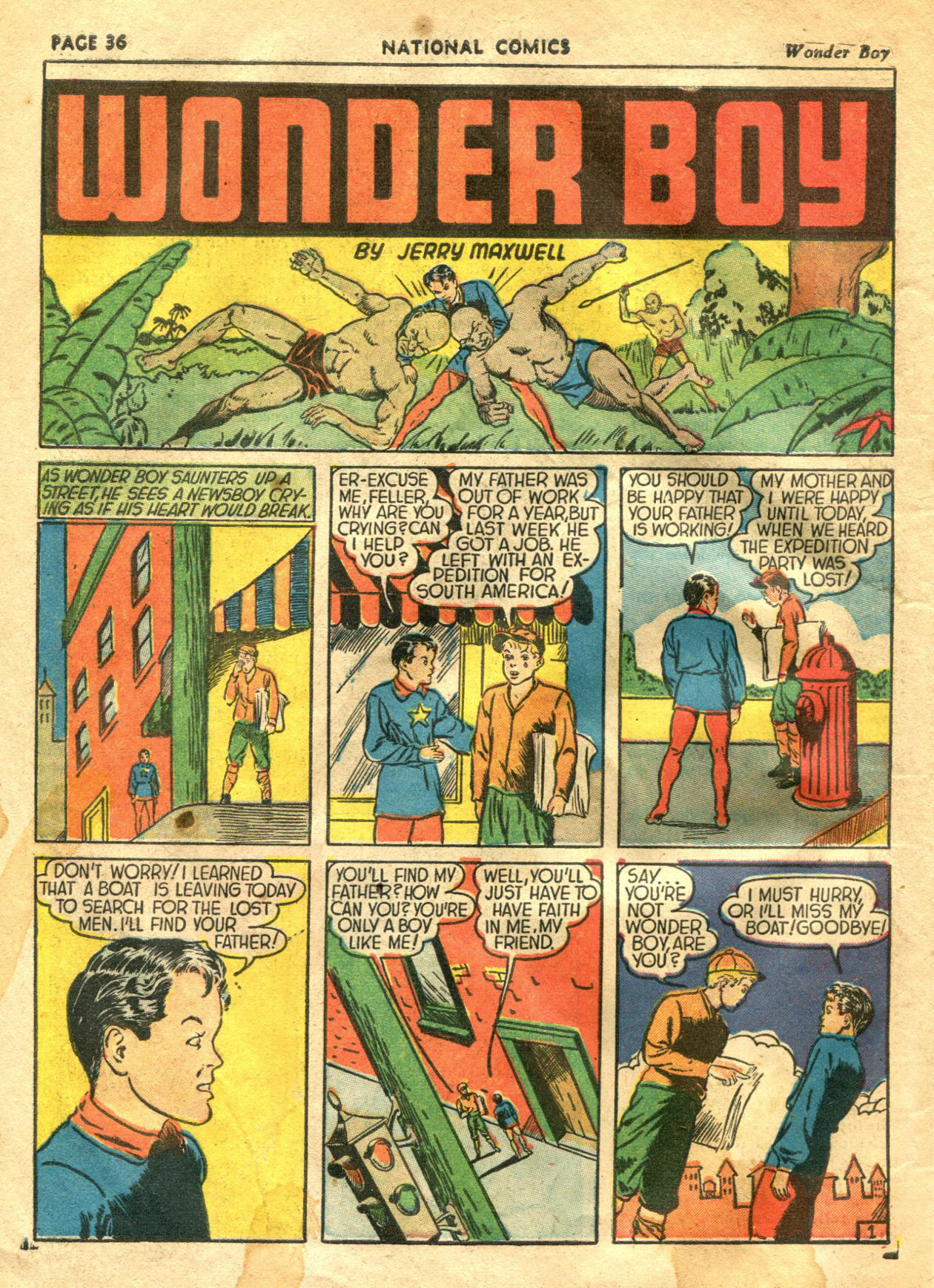 Read online National Comics comic -  Issue #3 - 38