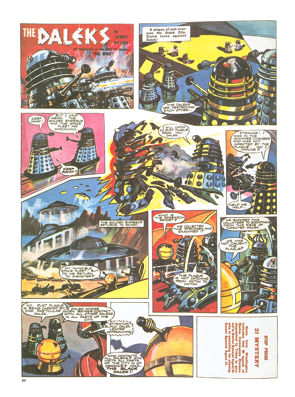 Read online Dalek Chronicles comic -  Issue # TPB - 40