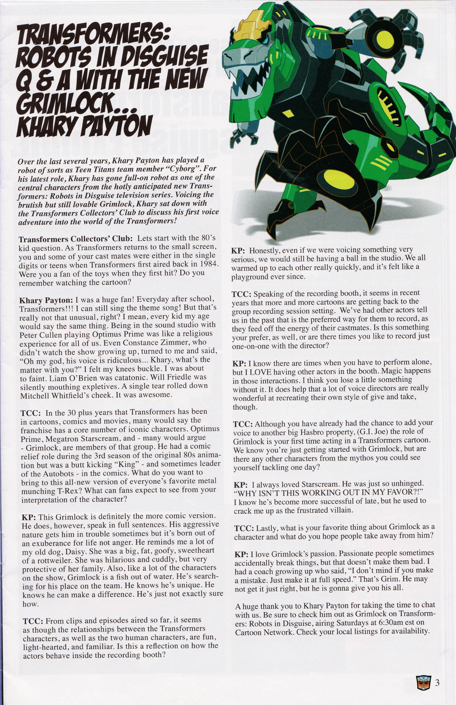 Read online Transformers: Collectors' Club comic -  Issue #62 - 3