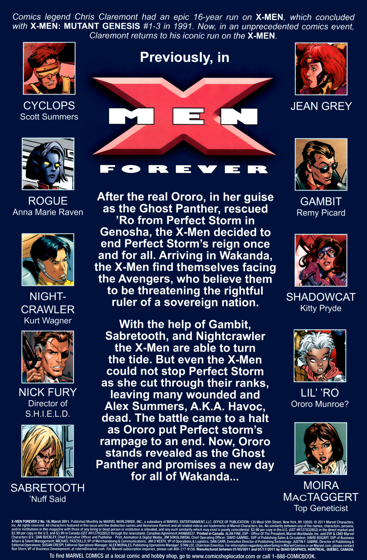 Read online X-Men Forever 2 comic -  Issue #16 - 2