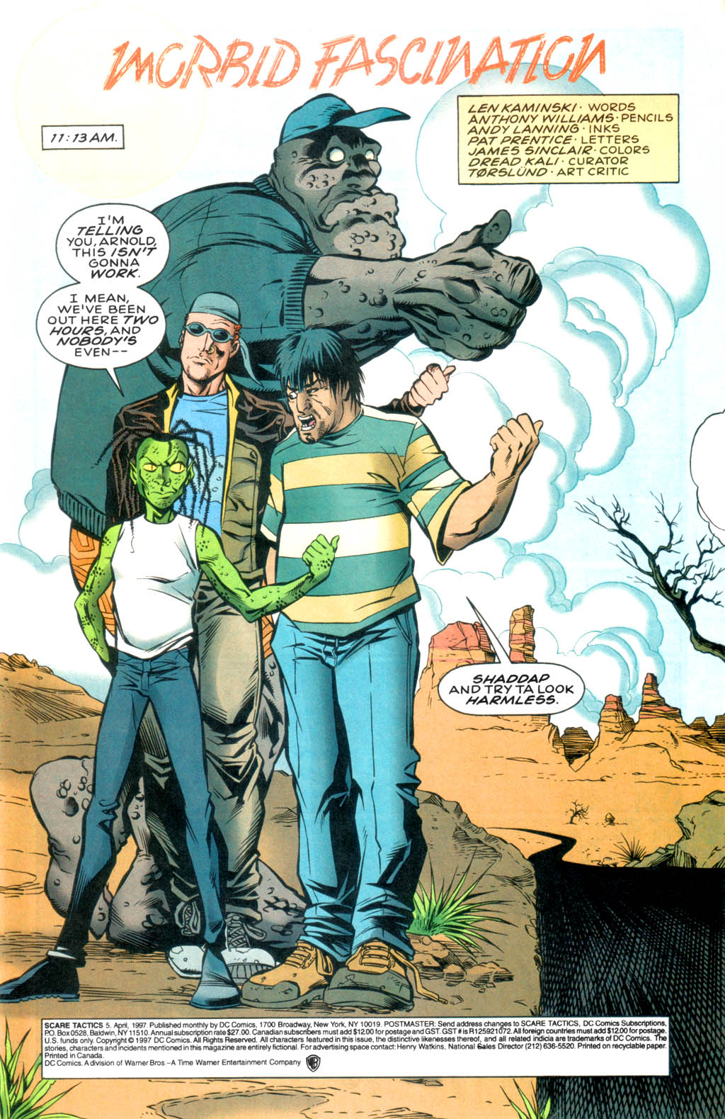 Read online Scare Tactics comic -  Issue #5 - 2