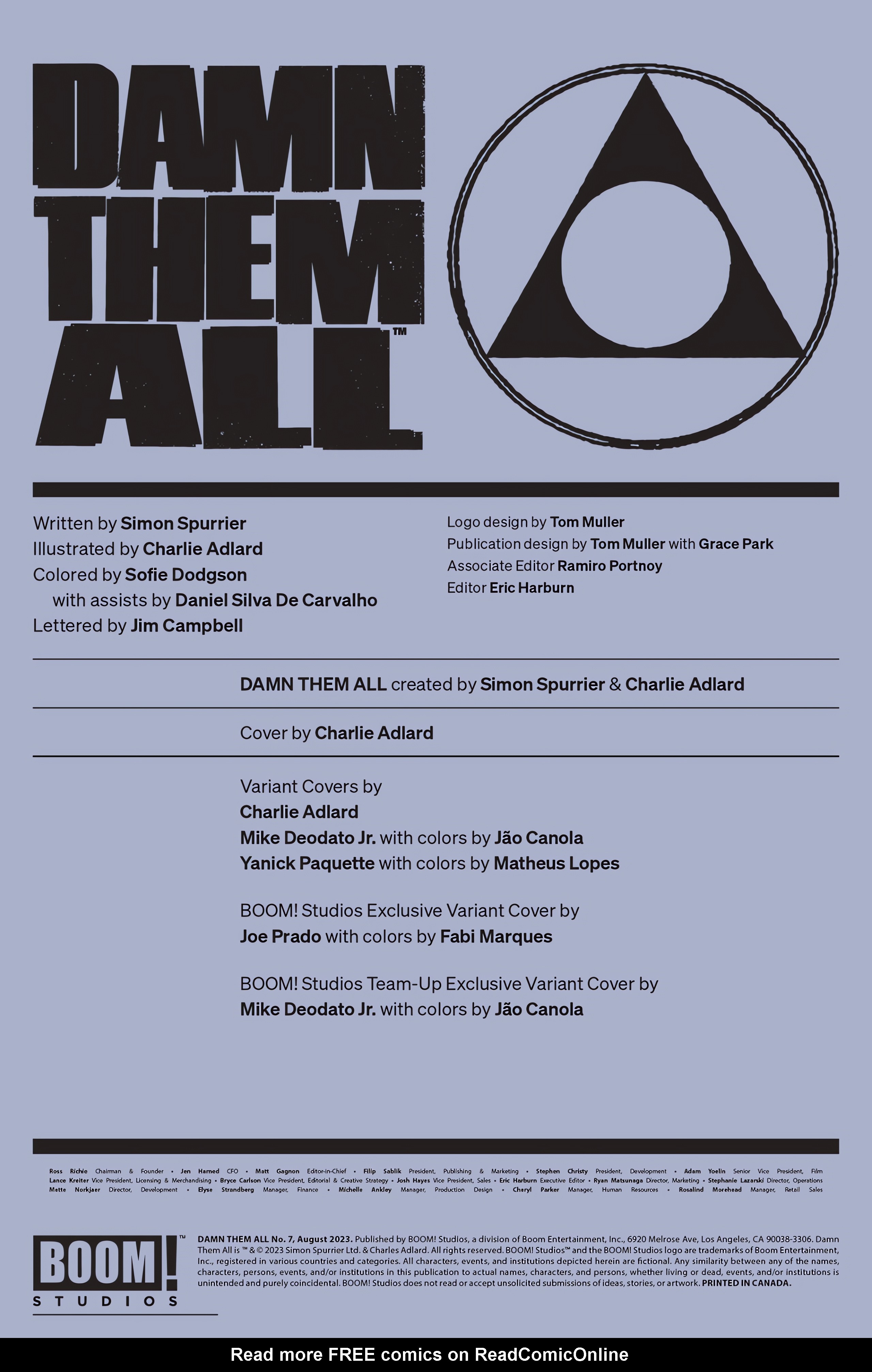 Read online Damn Them All comic -  Issue #7 - 2