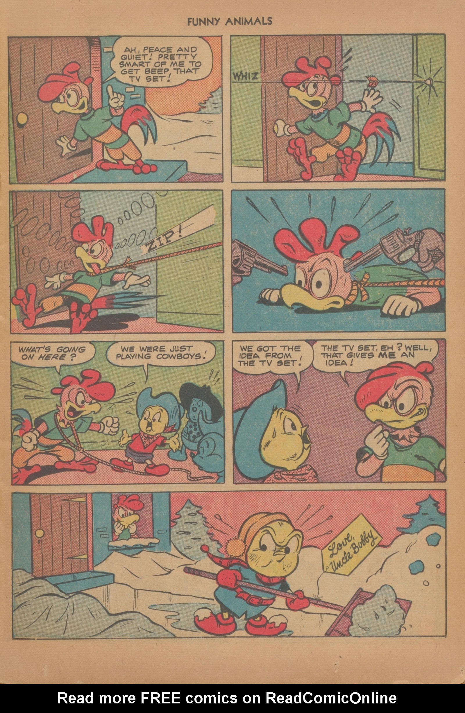 Read online Fawcett's Funny Animals comic -  Issue #70 - 11
