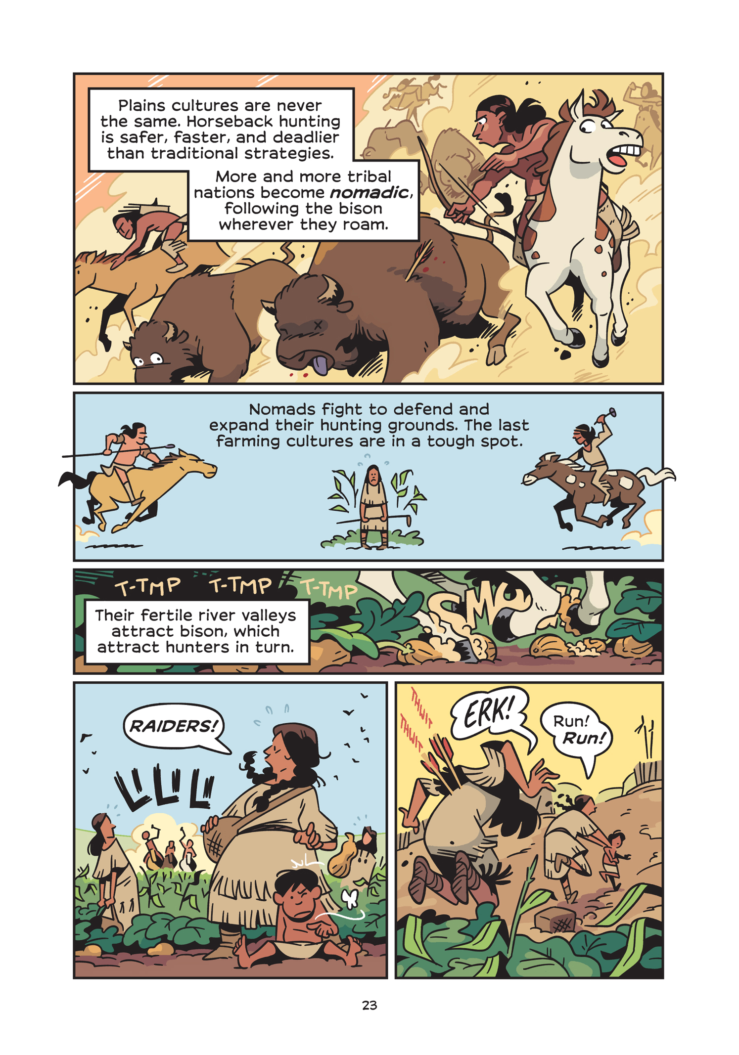 Read online History Comics comic -  Issue # The American Bison - The Buffalos Survival Tale - 29