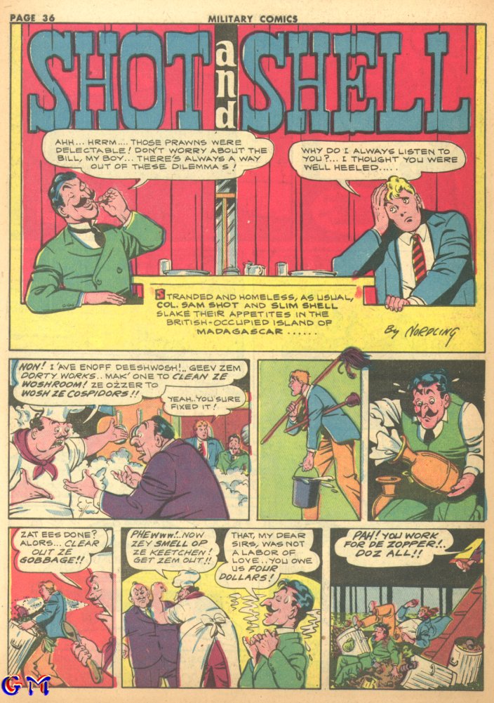 Read online Military Comics comic -  Issue #17 - 38