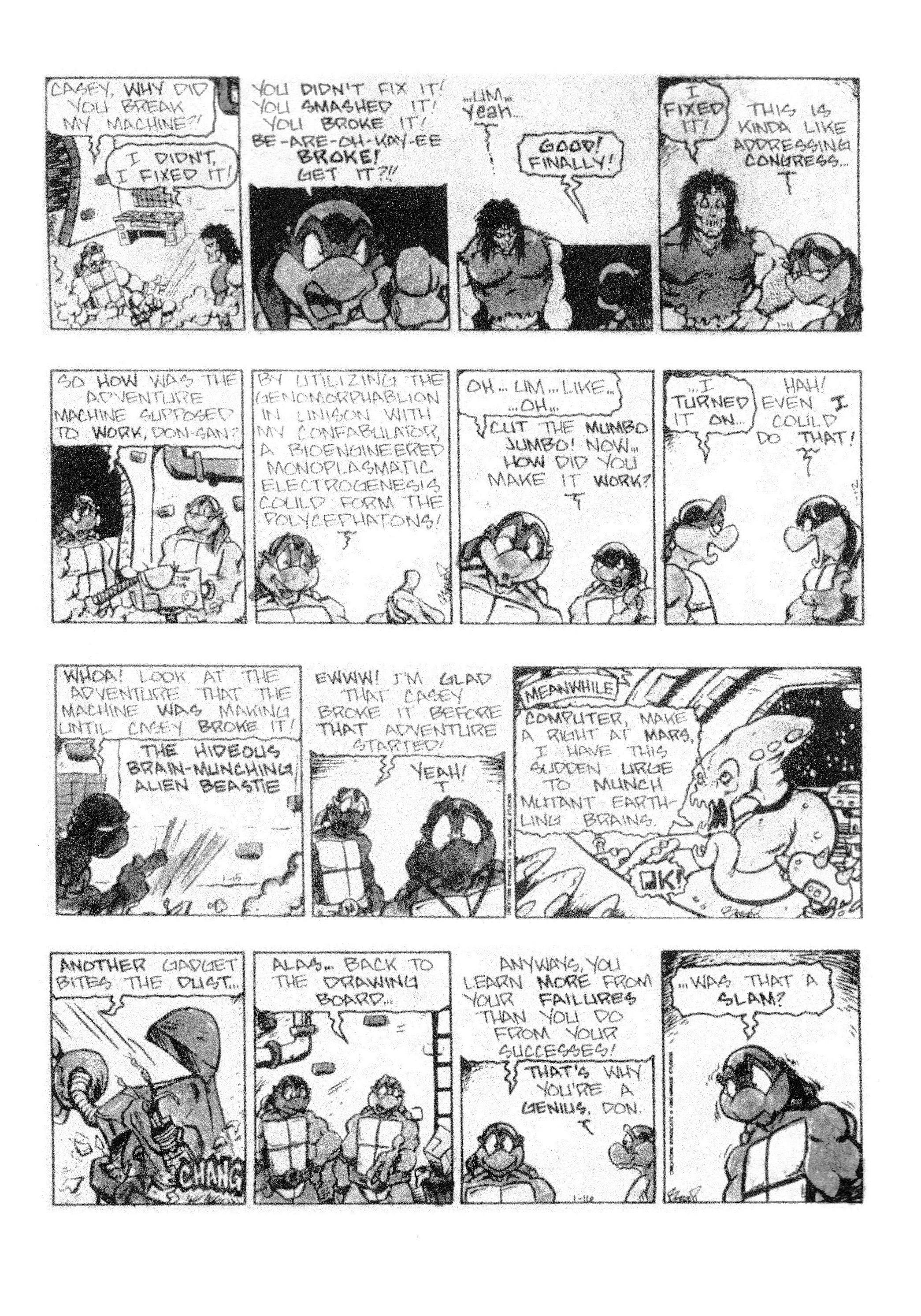 Read online Teenage Mutant Ninja Turtles: Complete Newspaper Daily Comic Strip Collection comic -  Issue # TPB 3 (Part 2) - 37
