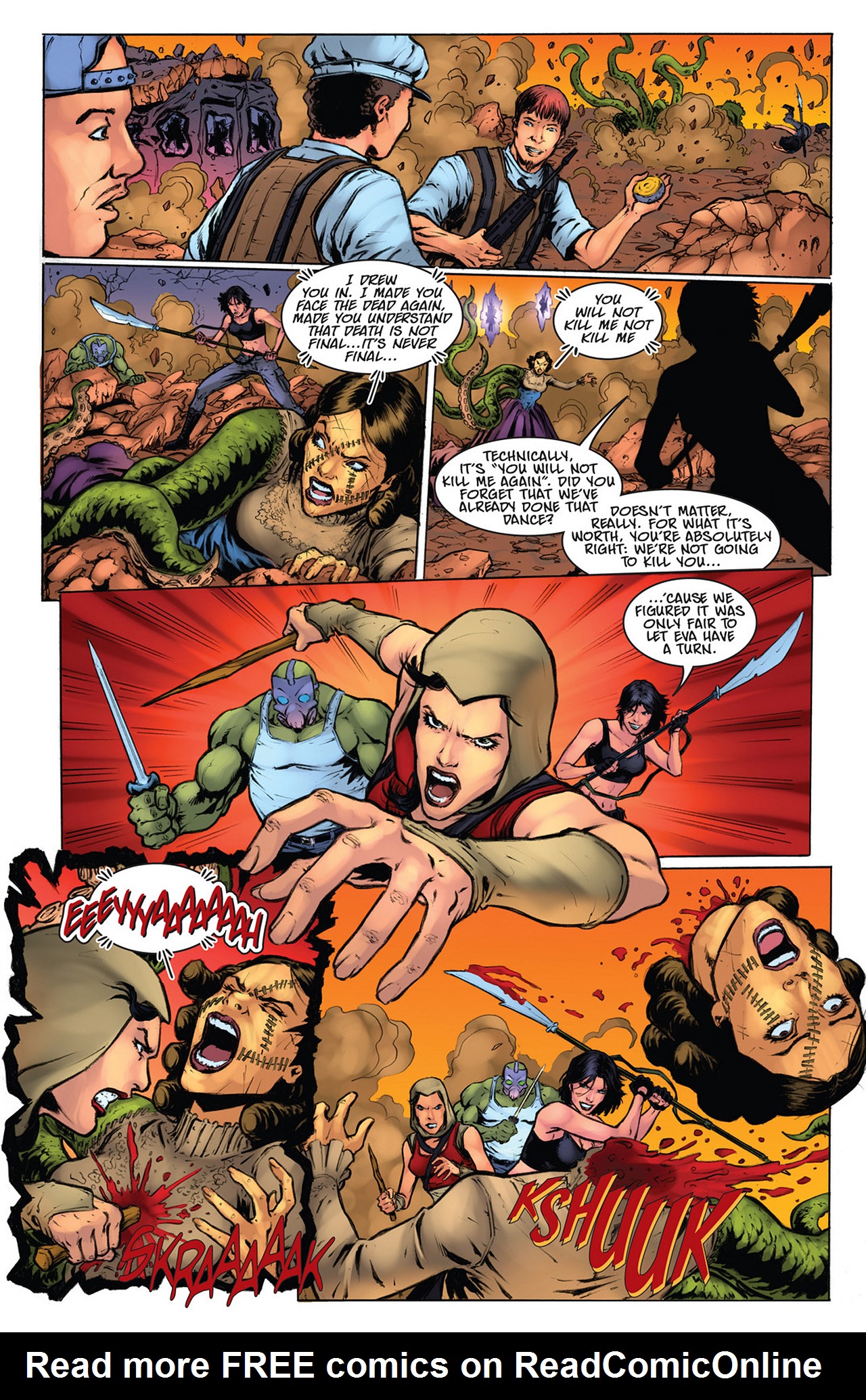 Read online Hack/Slash/Eva Monster's Ball comic -  Issue # _TPB - 95