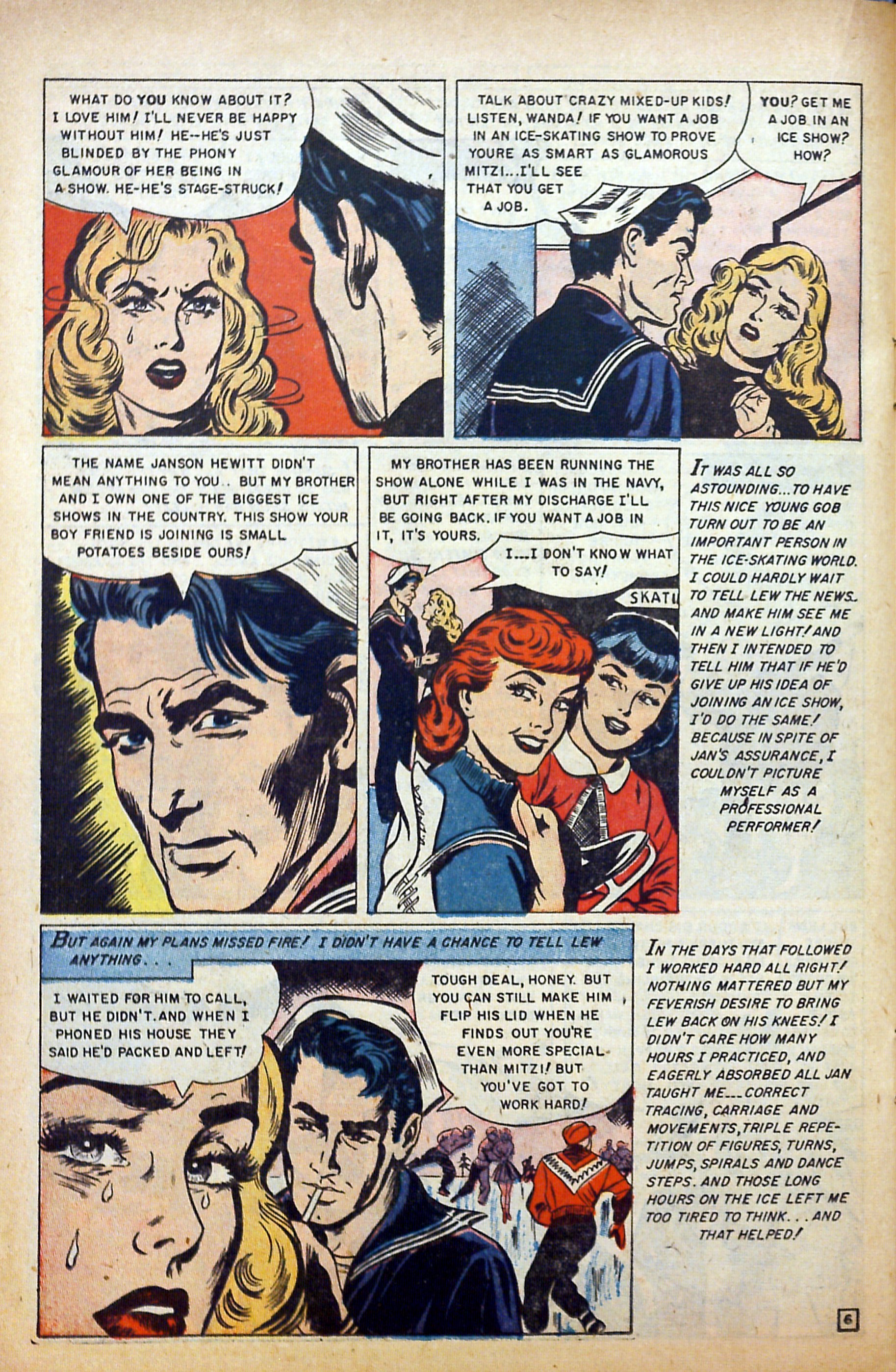 Read online Glamorous Romances comic -  Issue #77 - 22