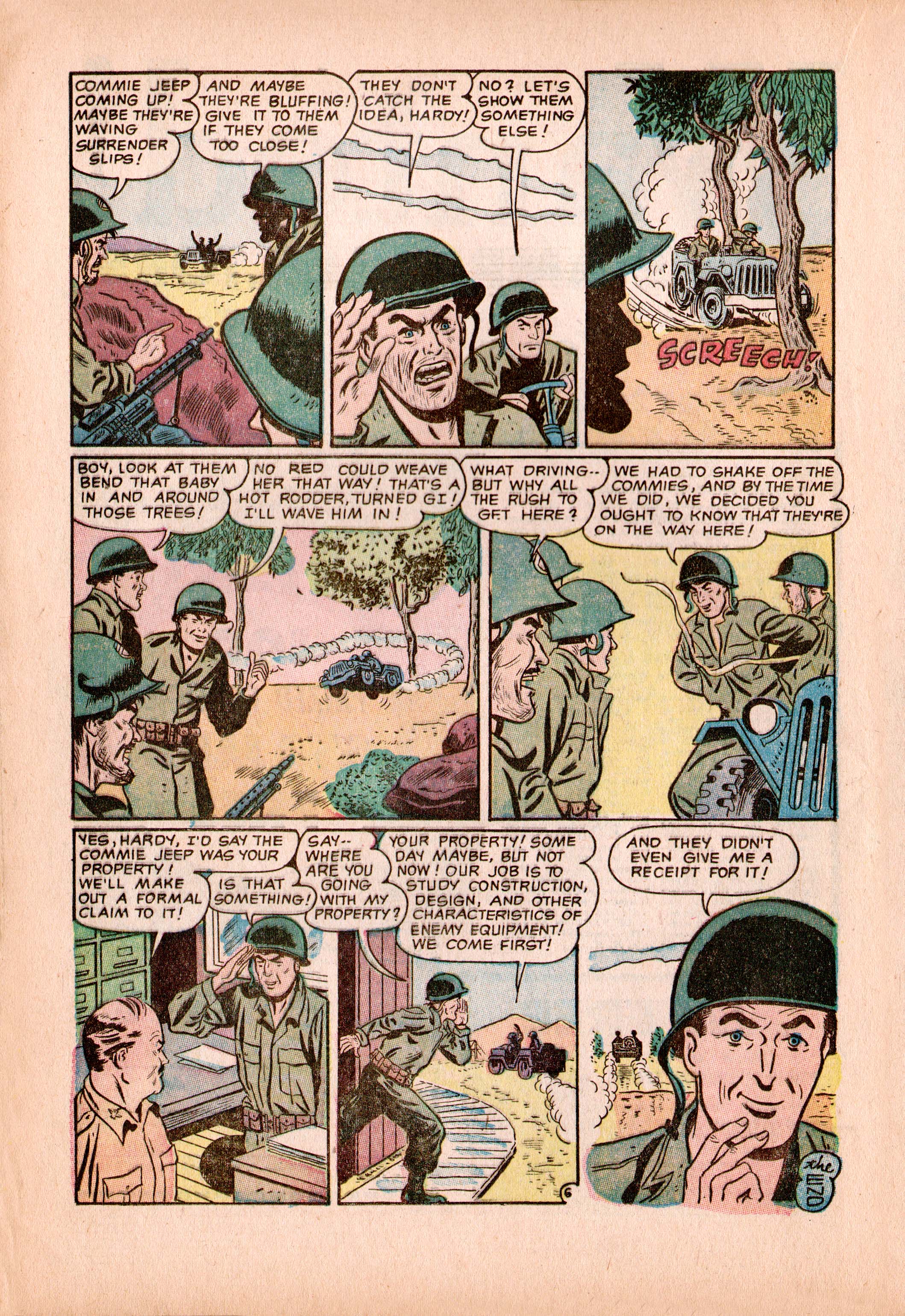 Read online Men in Action (1957) comic -  Issue #5 - 18