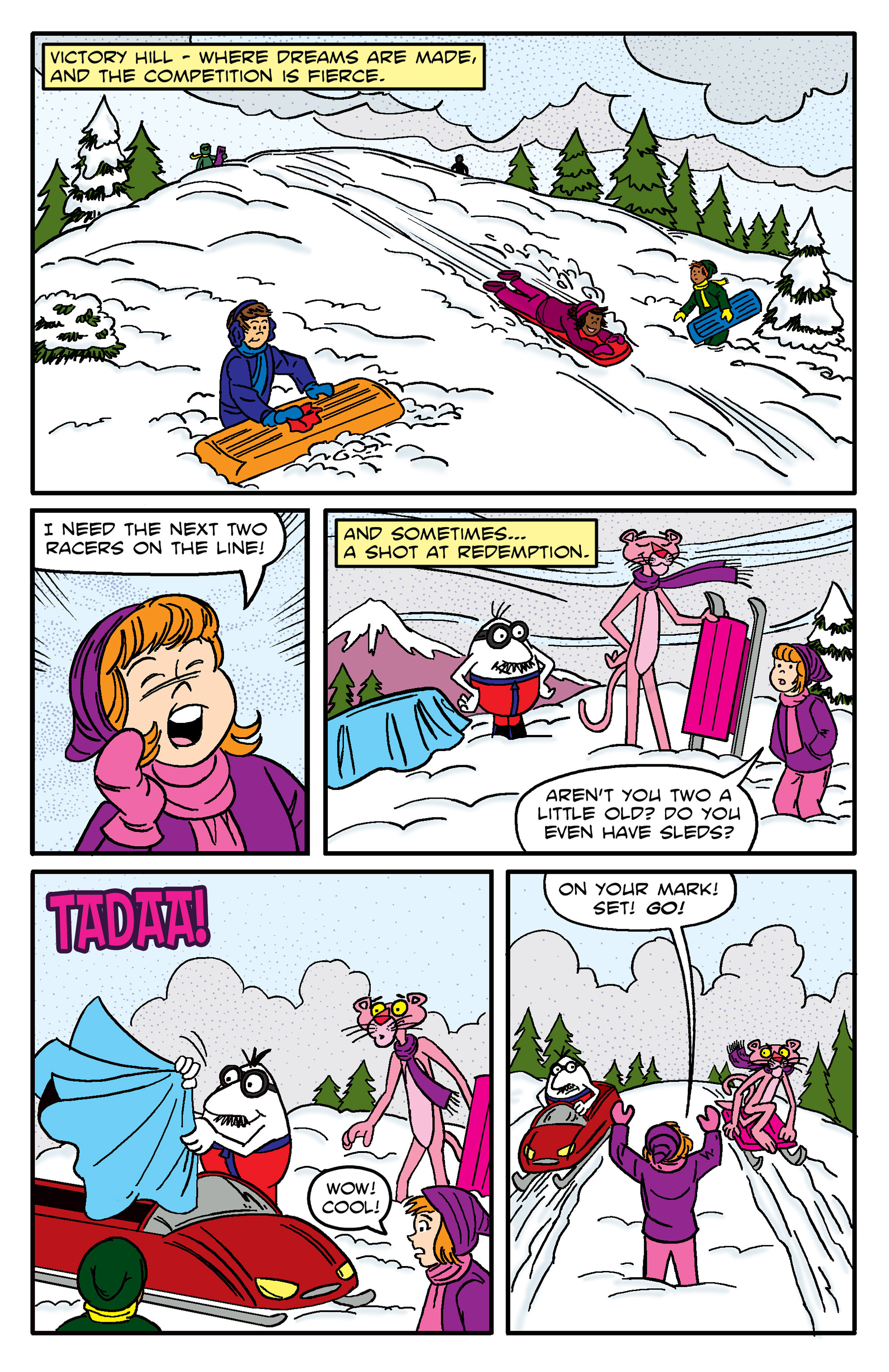 Read online The Pink Panther: Snow Day comic -  Issue # Full - 7