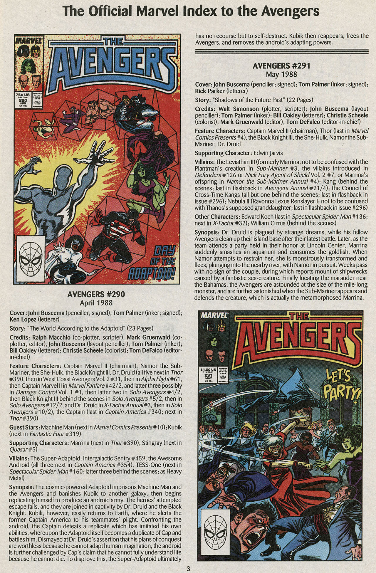 Read online The Official Marvel Index to the Avengers comic -  Issue #6 - 5