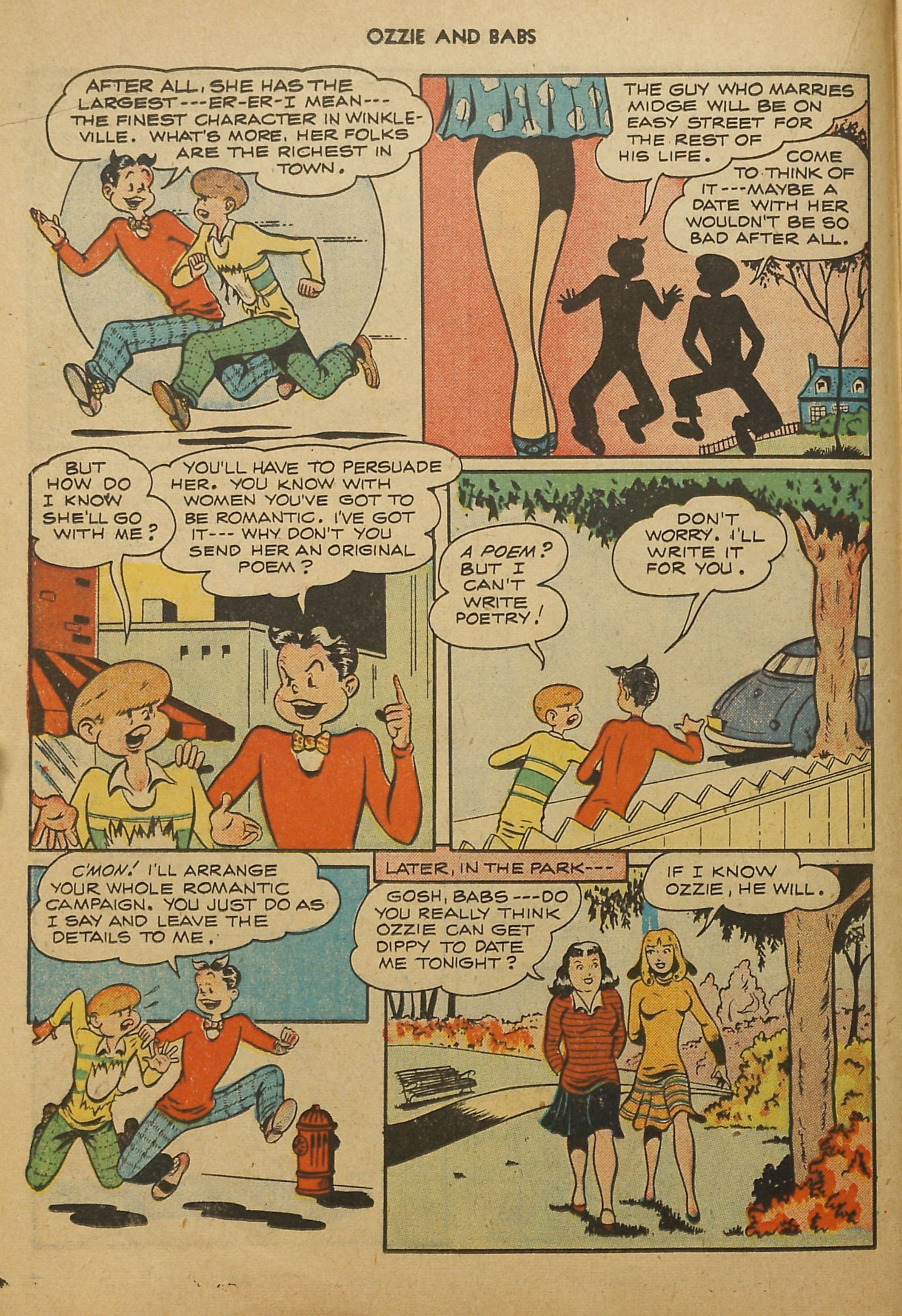 Read online Ozzie And Babs comic -  Issue #2 - 16