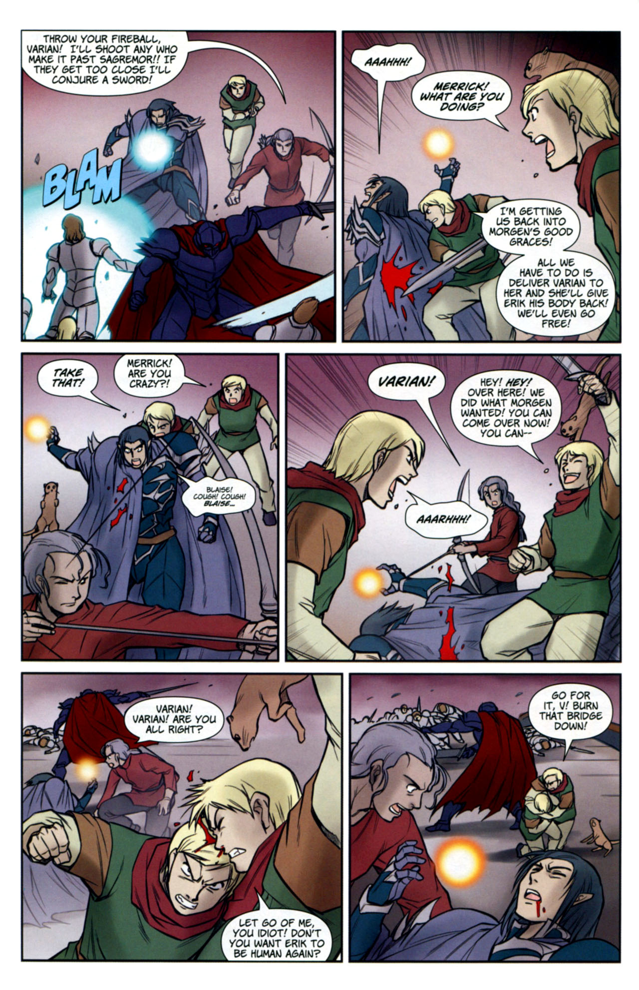 Read online Lords of Avalon: Knight of Darkness comic -  Issue #6 - 9