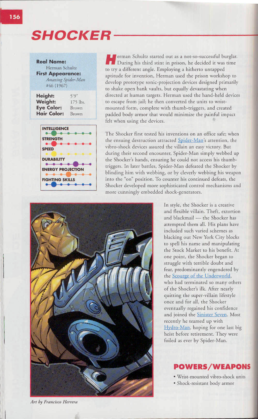 Read online Marvel Encyclopedia comic -  Issue # TPB 4 - 155