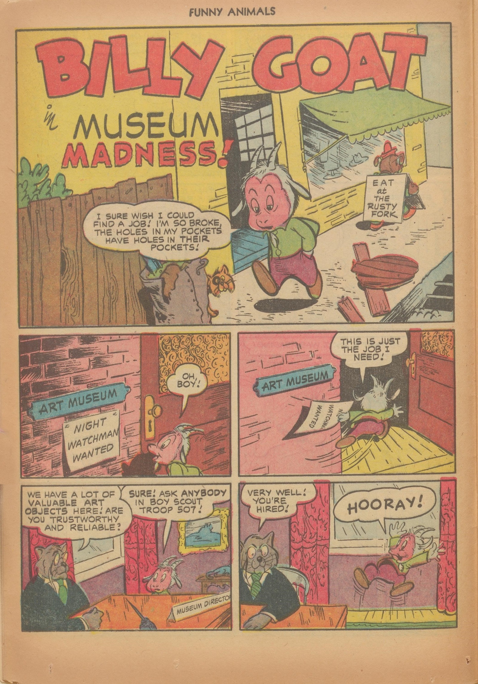 Read online Fawcett's Funny Animals comic -  Issue #76 - 12