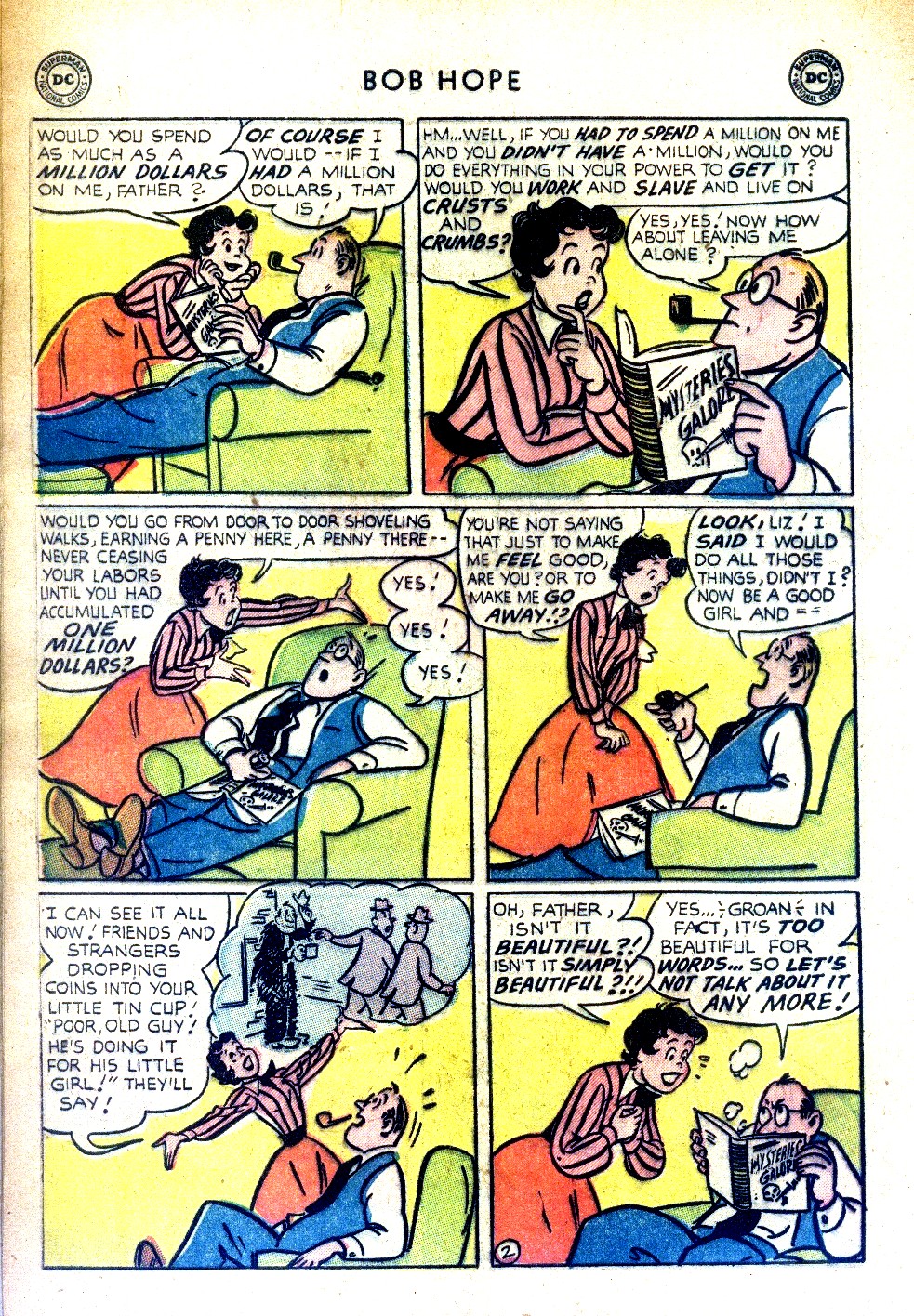Read online The Adventures of Bob Hope comic -  Issue #32 - 32