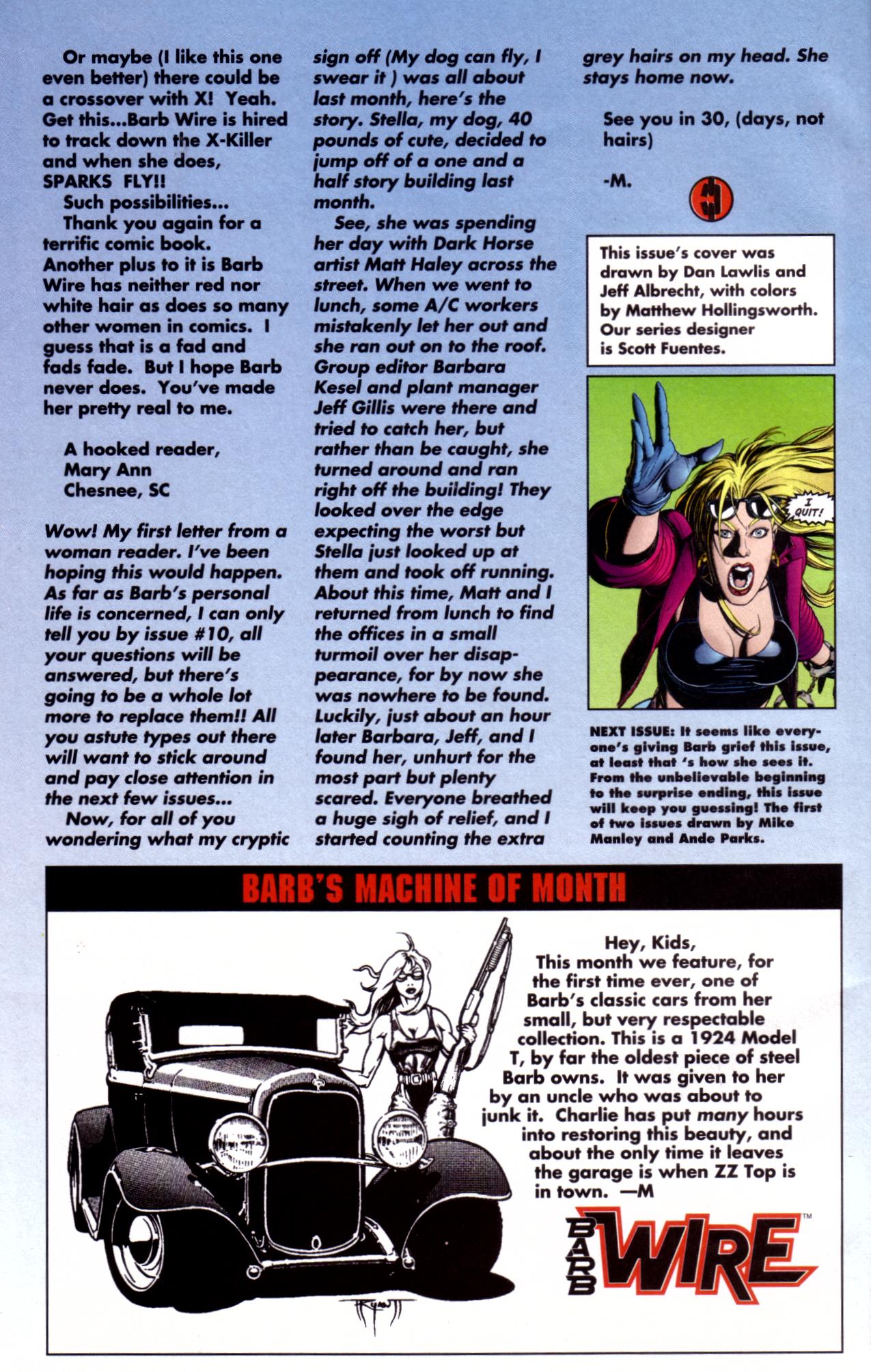 Read online Barb Wire (1994) comic -  Issue #5 - 25