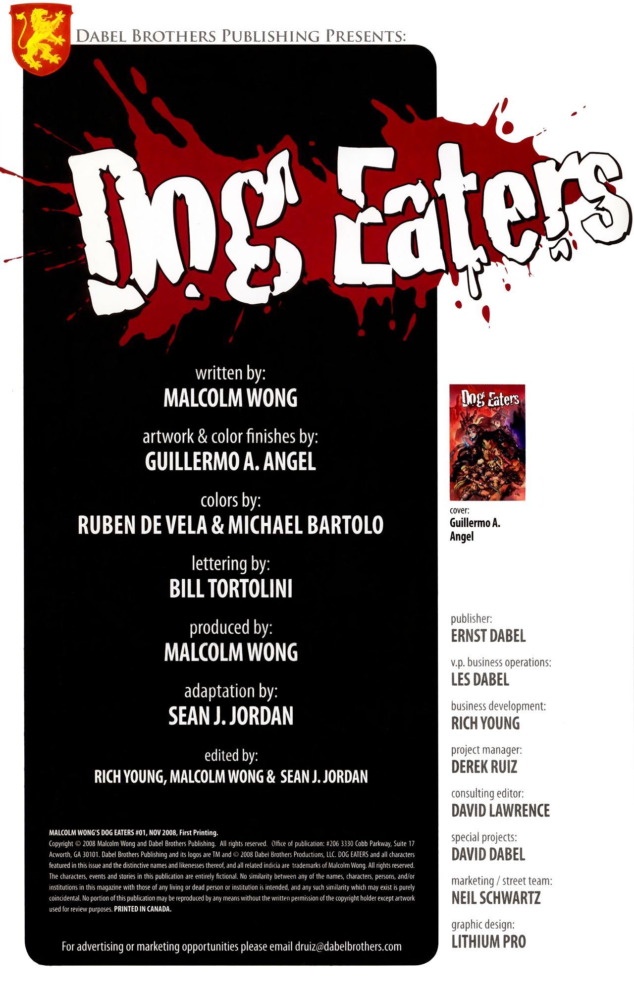 Read online Malcolm Wong's Dog Eaters comic -  Issue #1 - 2
