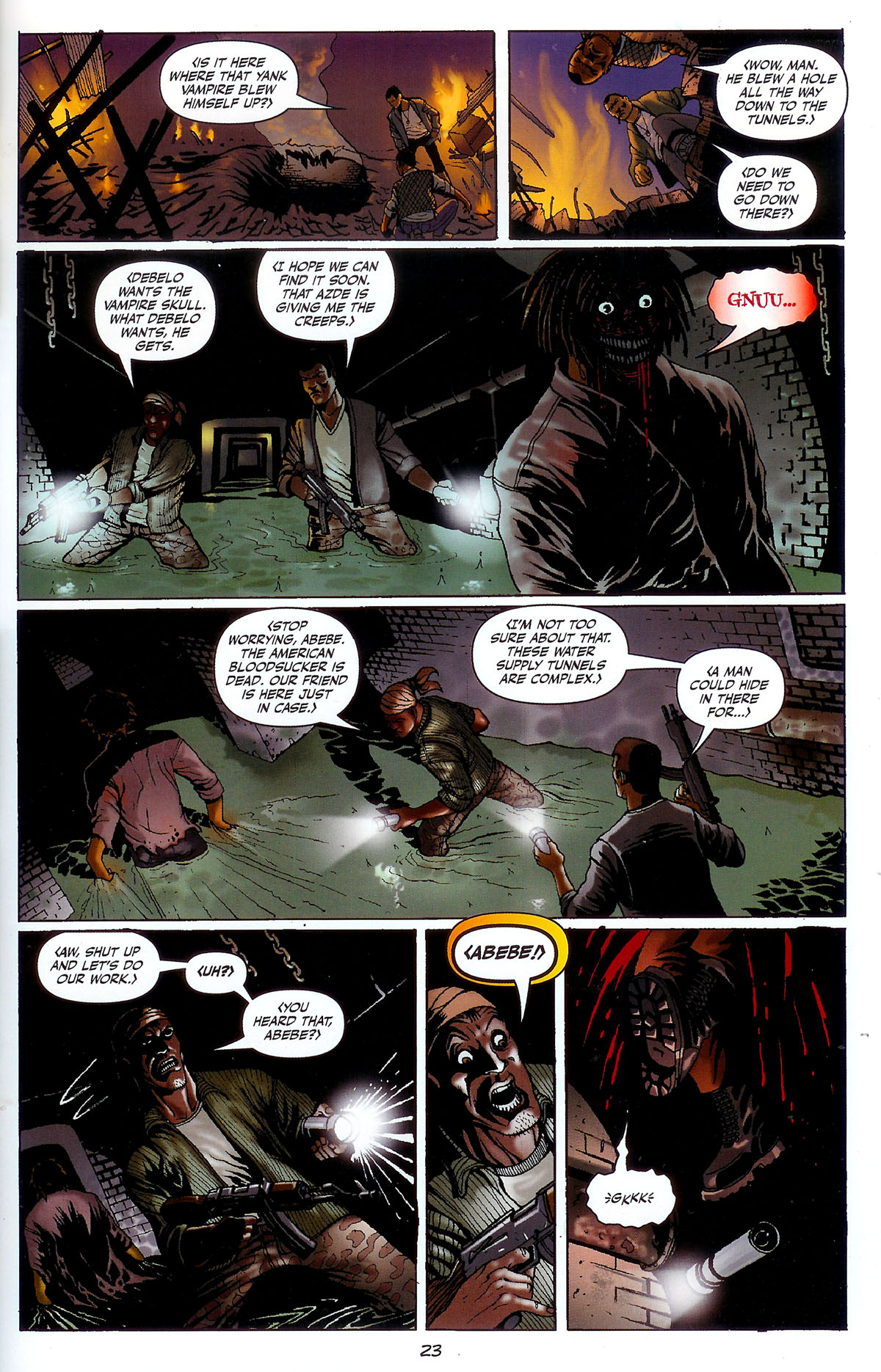 Read online CVO: Covert Vampiric Operations - African Blood comic -  Issue #2 - 24