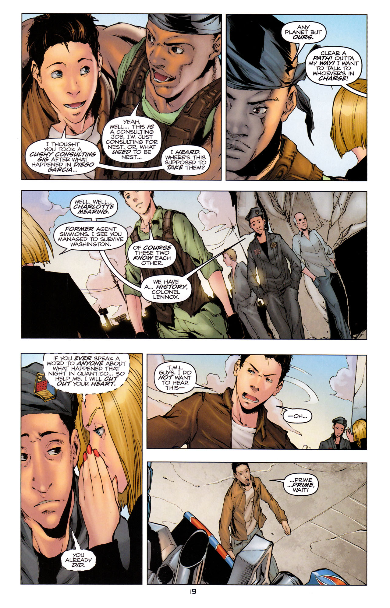 Read online Transformers: Dark of the Moon Movie Adaptation comic -  Issue #3 - 21