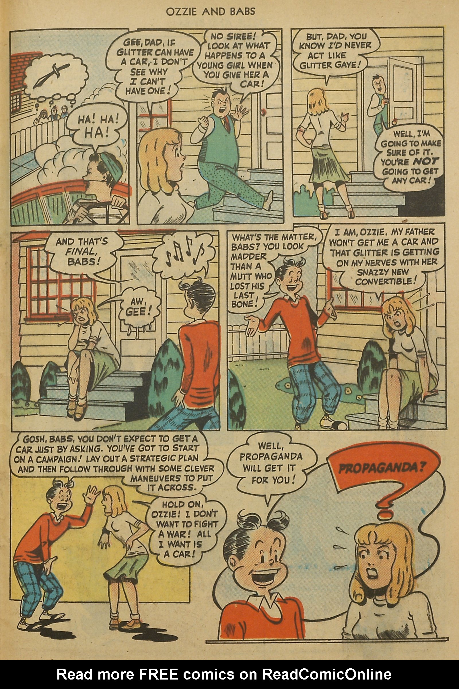 Read online Ozzie And Babs comic -  Issue #9 - 41