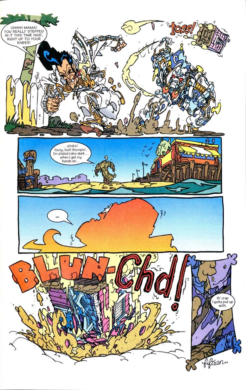 Read online Trencher comic -  Issue #4 - 17