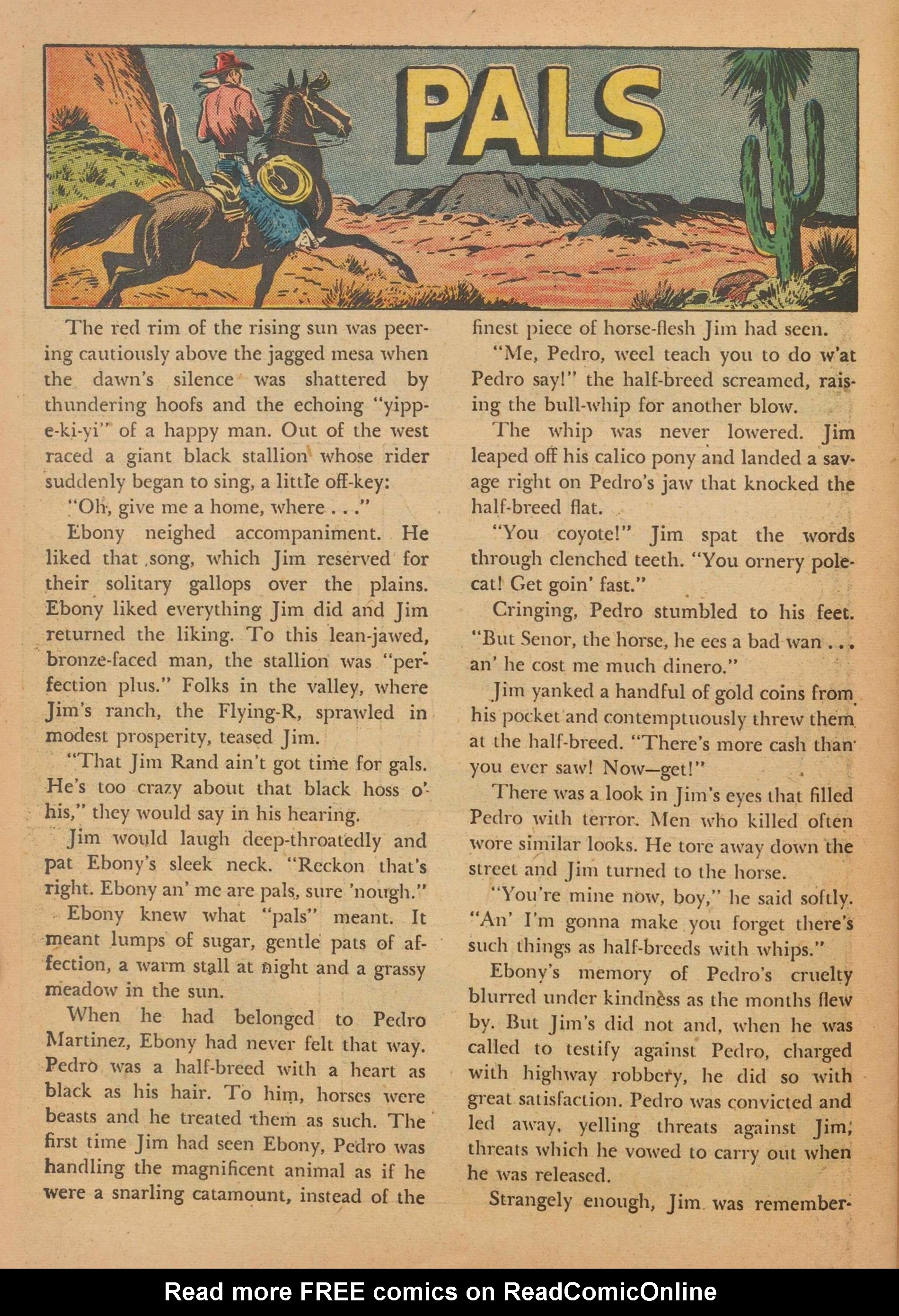 Read online Gene Autry Comics comic -  Issue #7 - 56