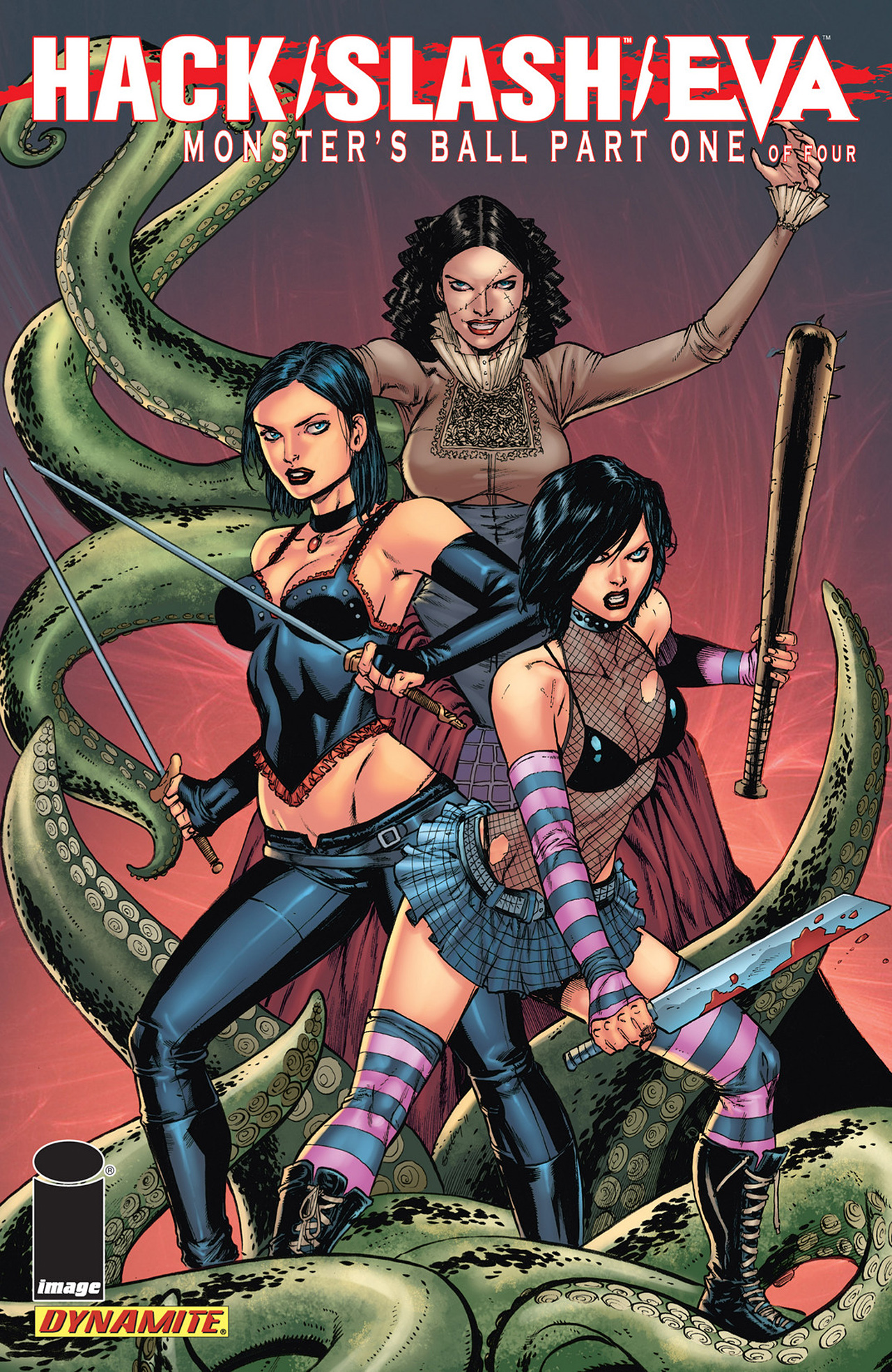 Read online Hack/Slash/Eva Monster's Ball comic -  Issue # _TPB - 5