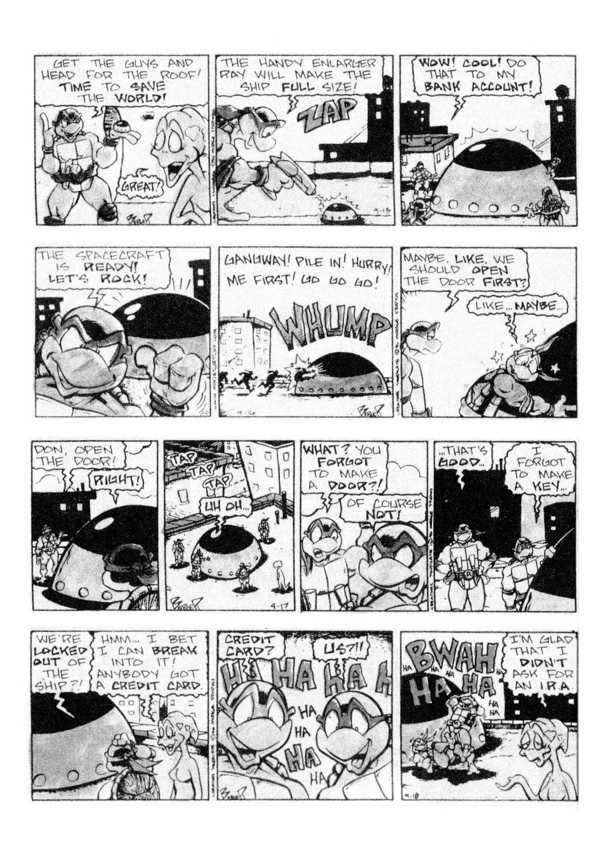 Read online Teenage Mutant Ninja Turtles: Complete Newspaper Daily Comic Strip Collection comic -  Issue # TPB 3 (Part 2) - 82