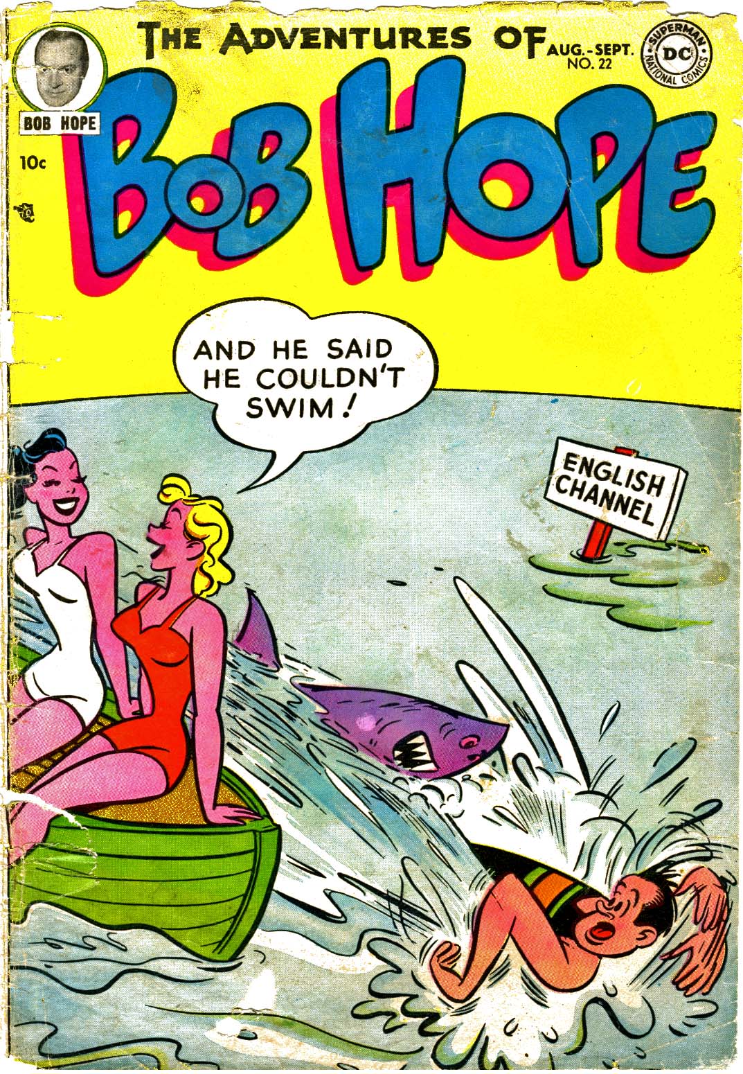 Read online The Adventures of Bob Hope comic -  Issue #22 - 1